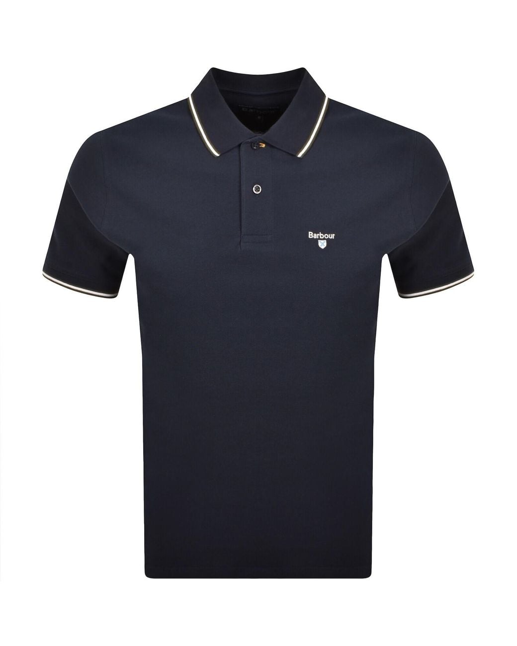Barbour Blue Fielding Polo T Shirt for men