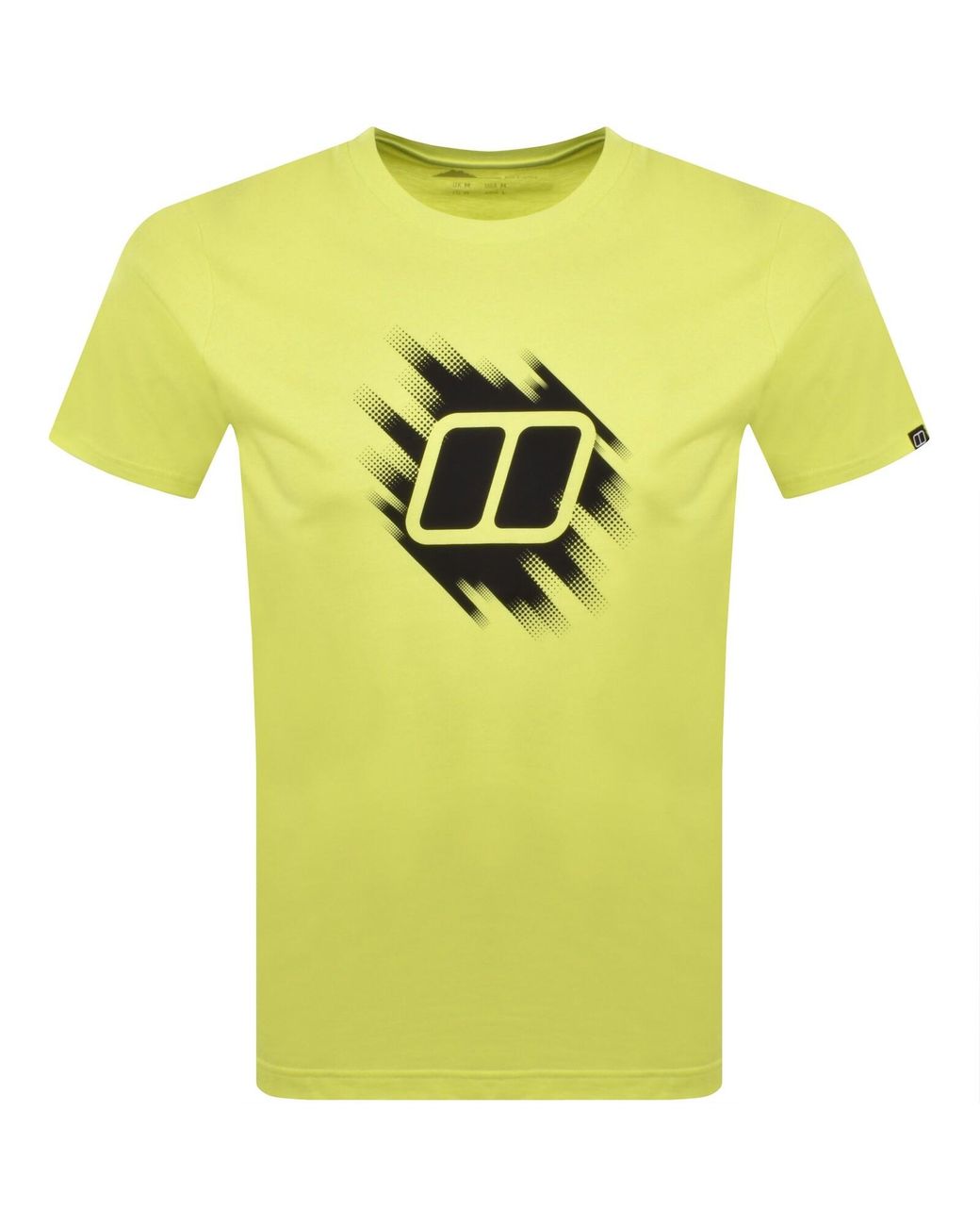 Berghaus Yellow Sketched Blocks T Shirt for men