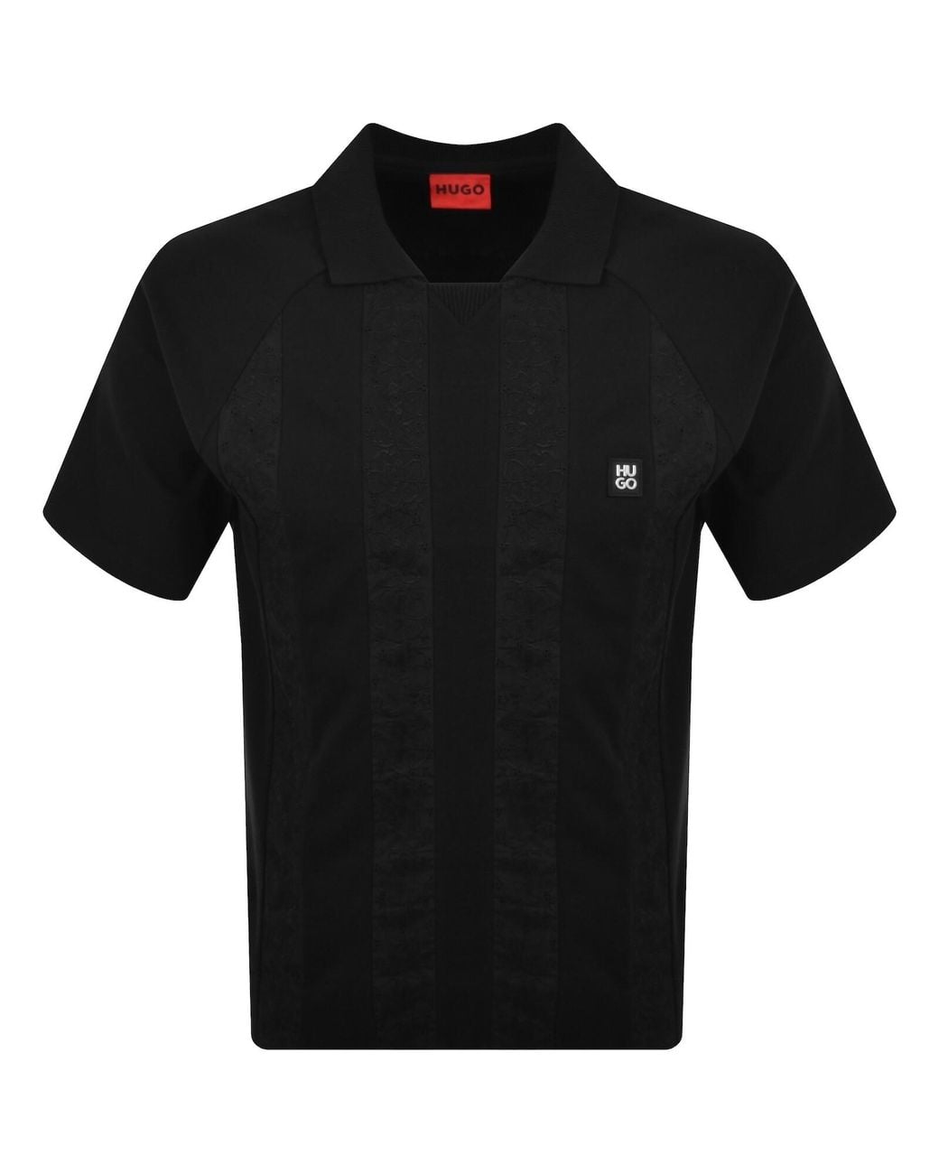 HUGO Black Dromos Polo T Shirt for men