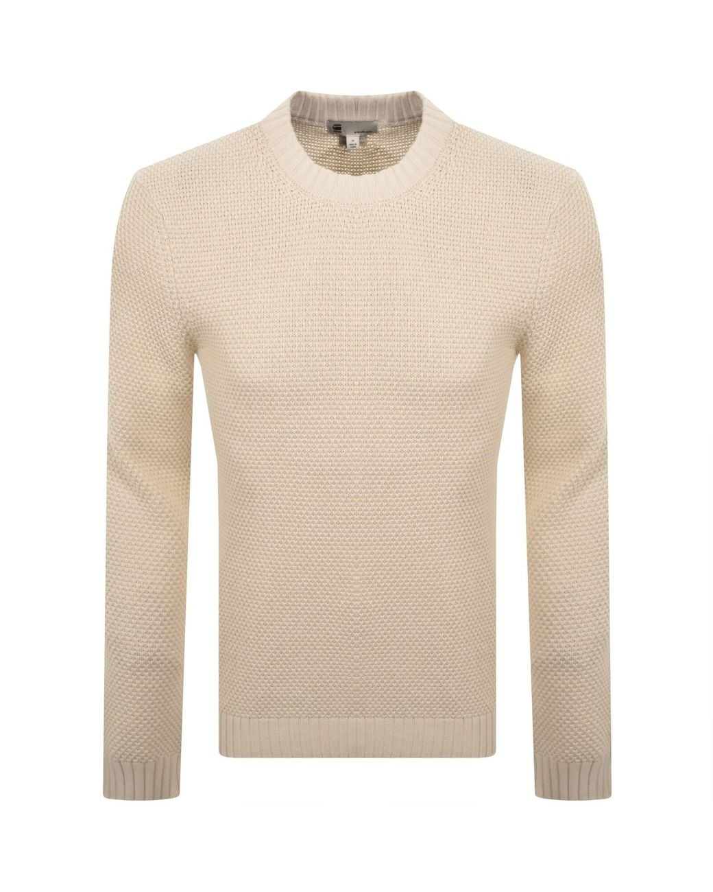 G-Star Natural G-Star Structure Mix Knit Jumper for men