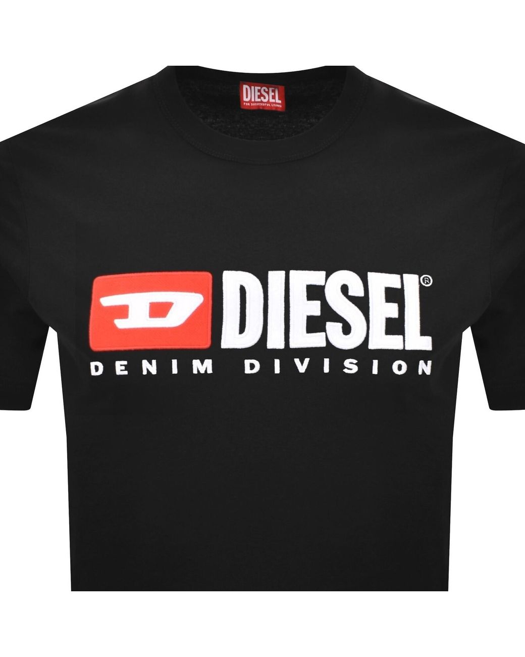 DIESEL Black T Boxt Div T Shirt for men