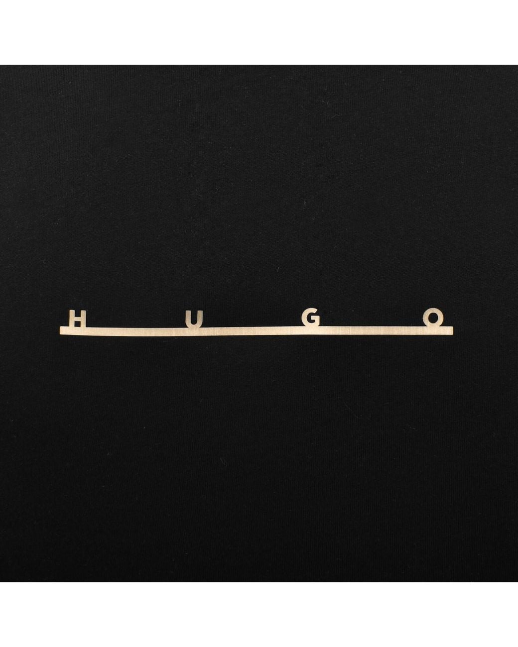 HUGO Black Datri T Shirt for men