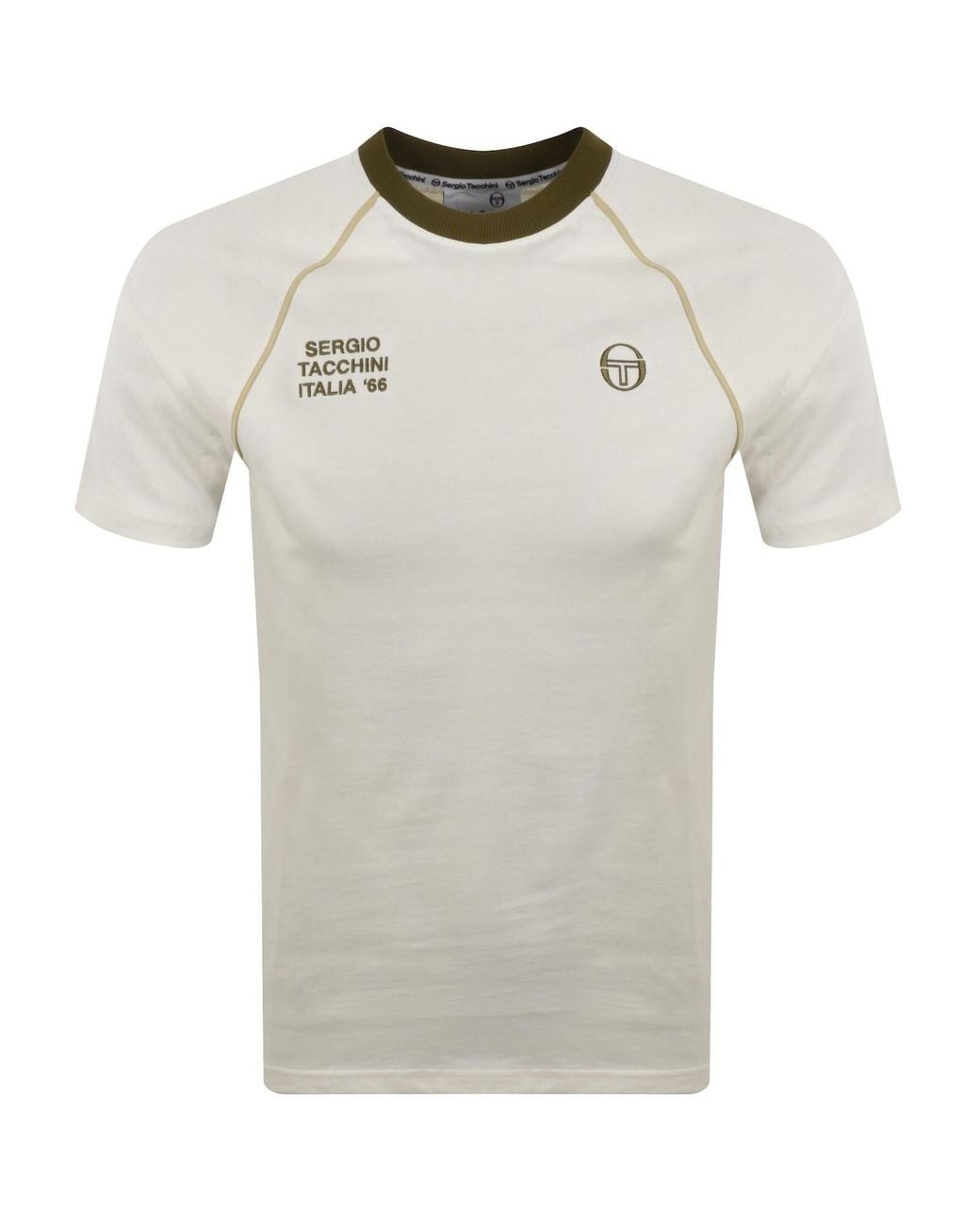 Sergio Tacchini Gray Ghibli Davis T Shirt for men