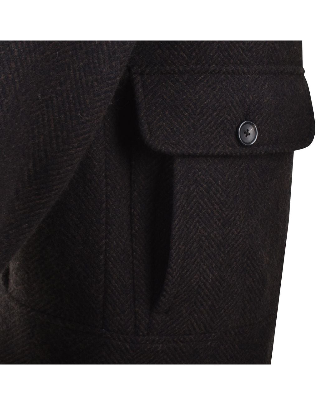 Paul Smith Black Harrington Wool Jacket for men