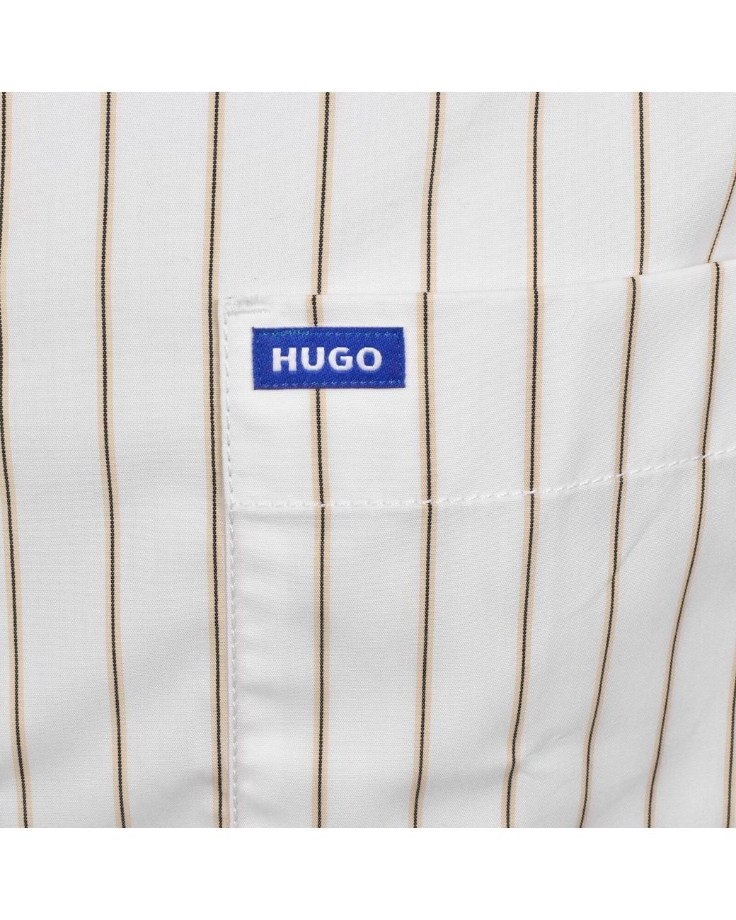 HUGO White Ebalto Shirt for men