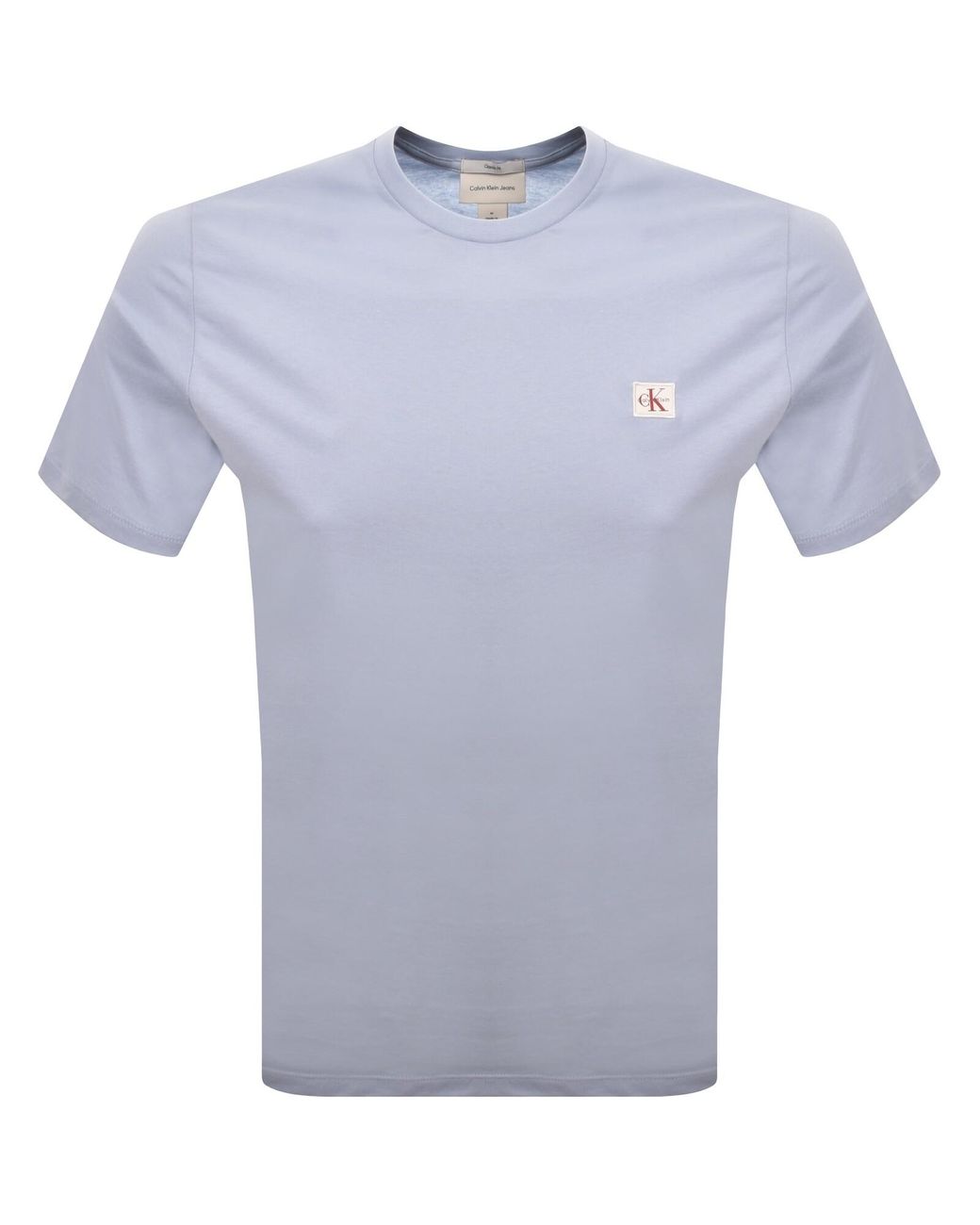 Calvin Klein Blue Jeans Badge T Shirt for men