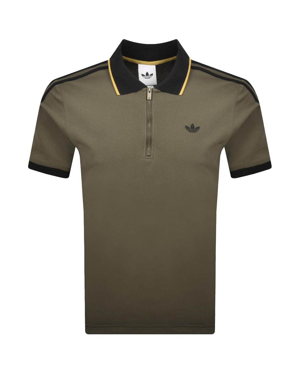 Adidas Originals Green Jersey Polo T Shirt for men