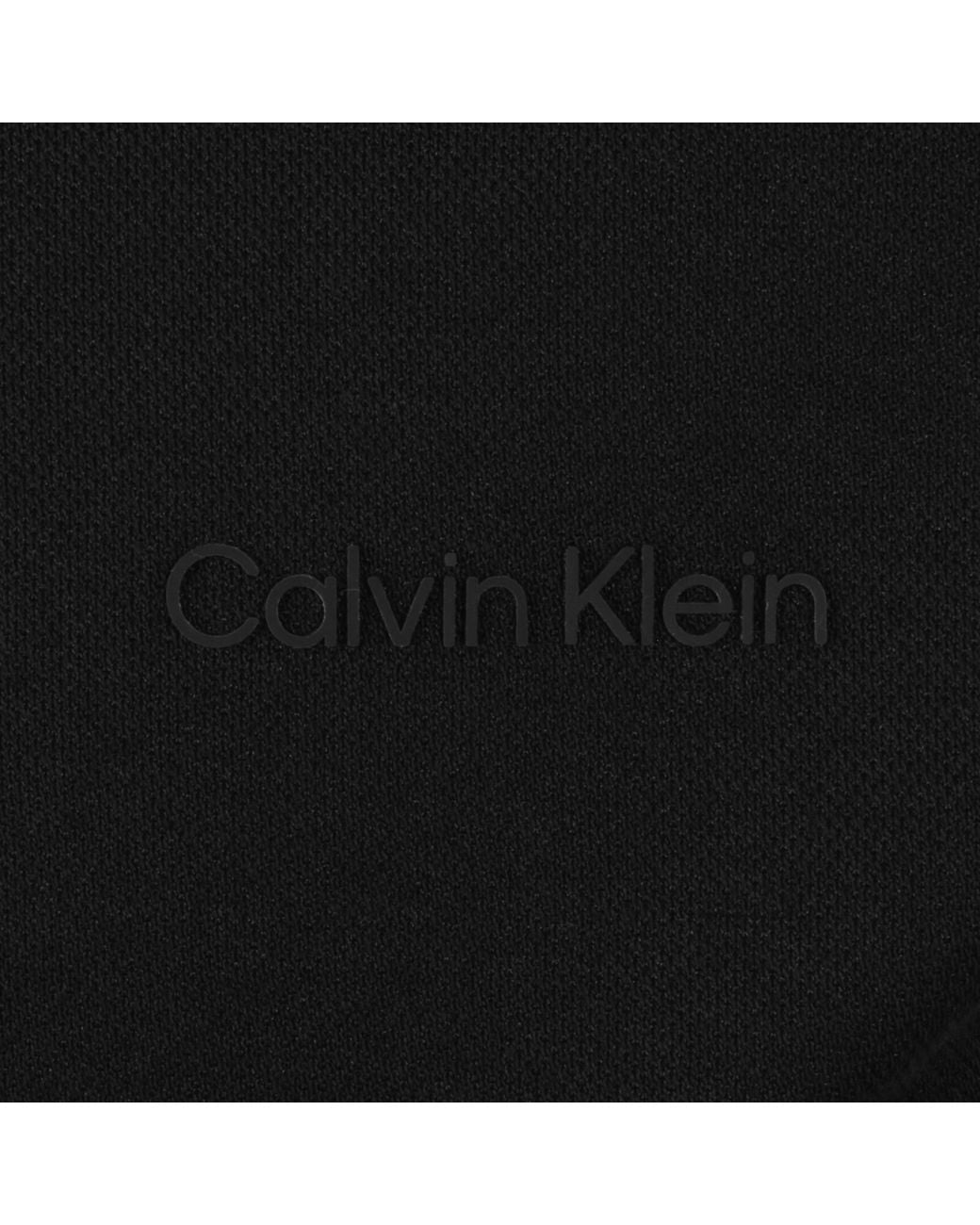 Calvin Klein Black Tech Interlock Polo for men