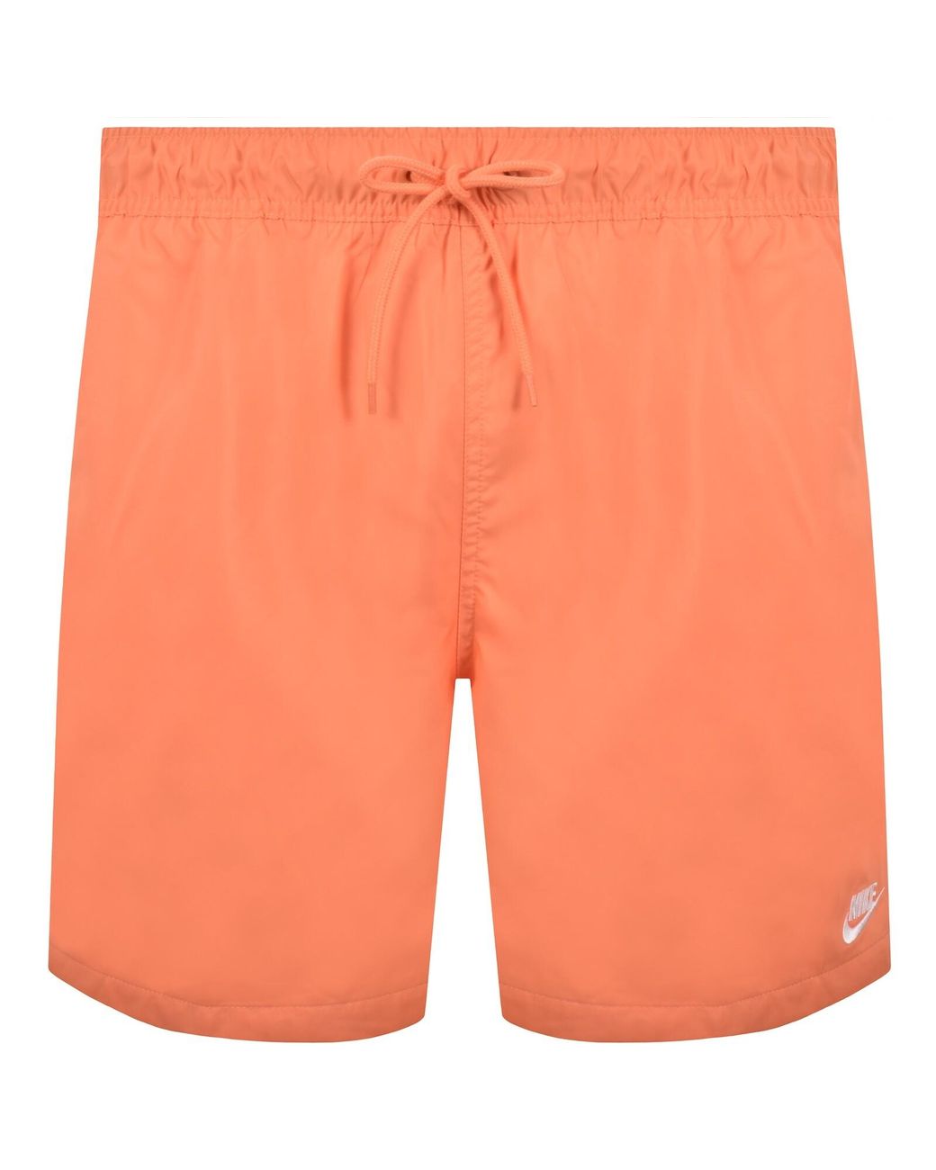 Nike Orange Club Flow Swim Shorts for men