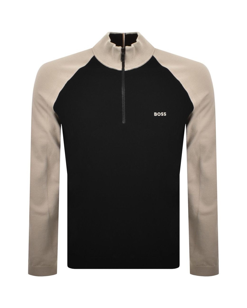 Boss Black Boss Goc Swing Quarter Zip Knit Jumper for men