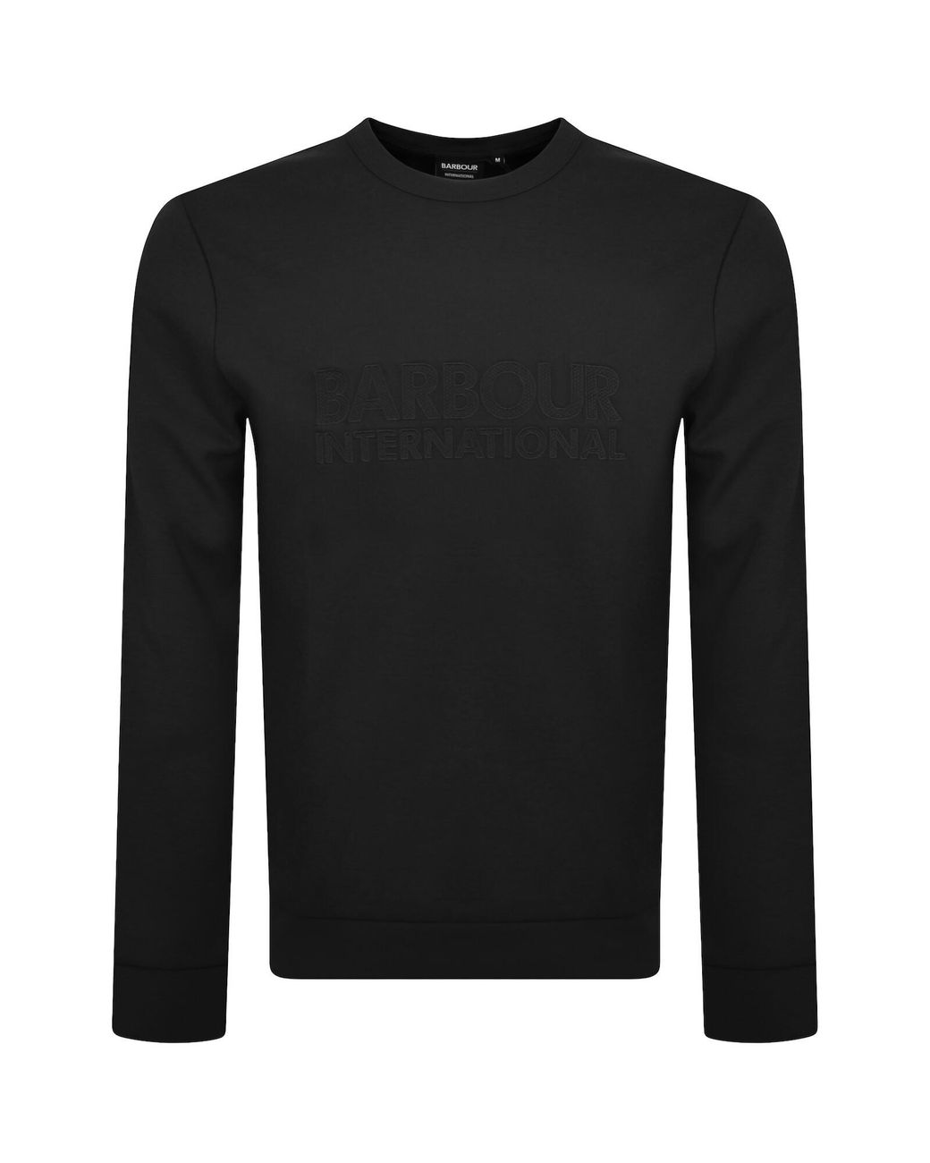 Barbour Black Theo Sweatshirt for men