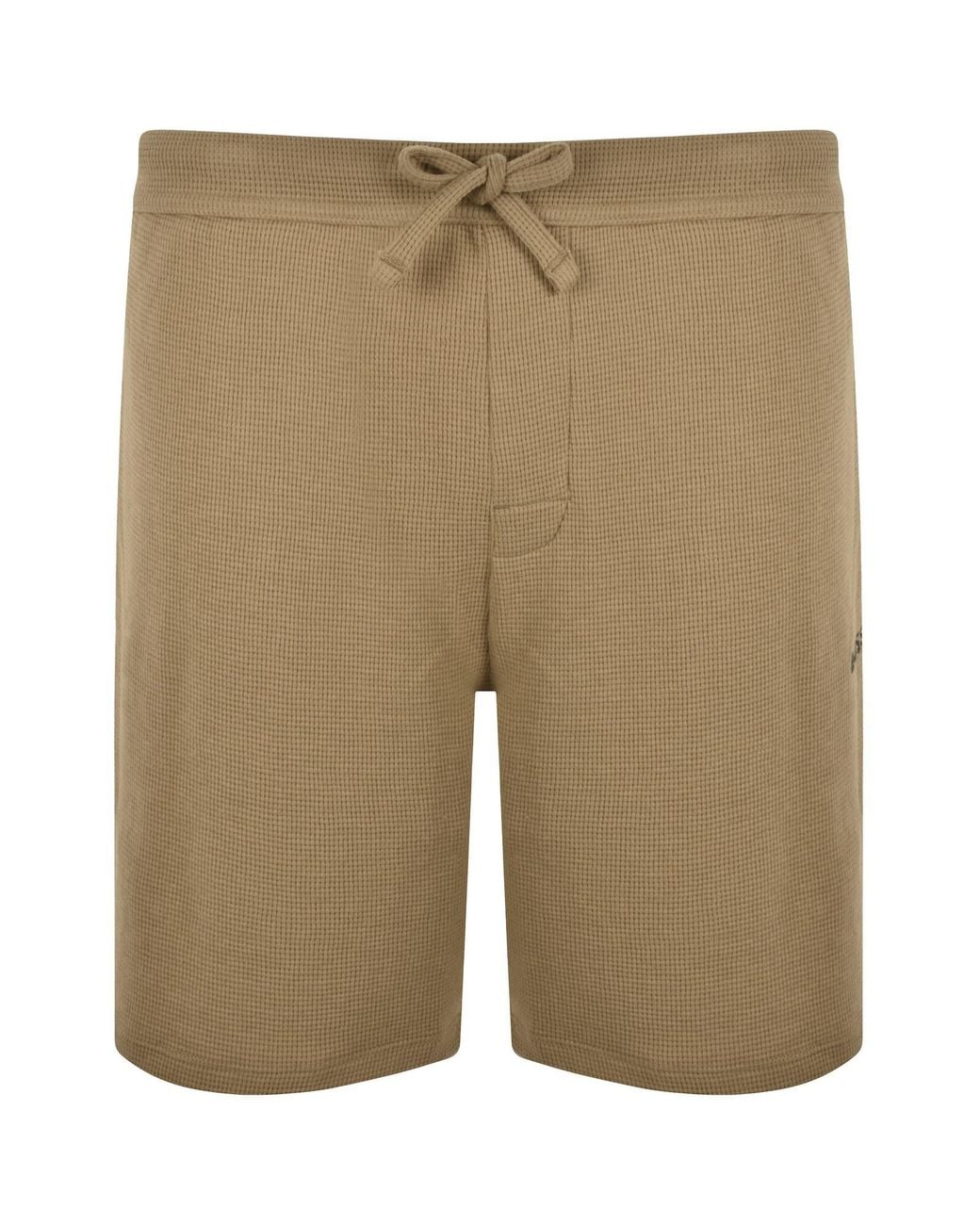 BOSS BUSINESS Natural Boss Waffle Shorts for men