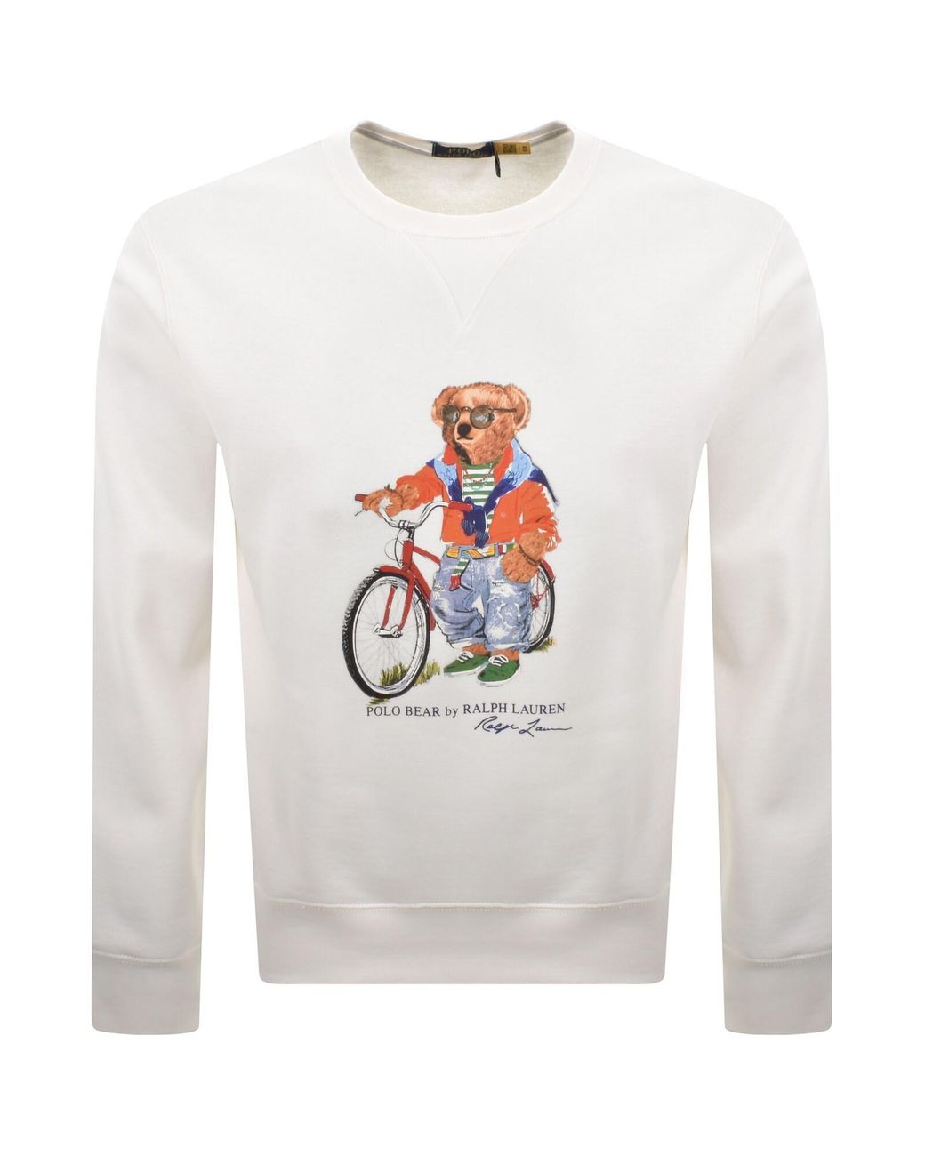 Ralph Lauren White Bear Sweatshirt for men