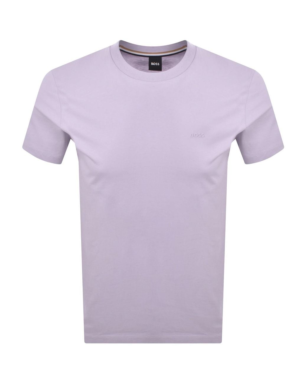 BOSS BUSINESS Purple Boss Thompson 01 T Shirt Open for men
