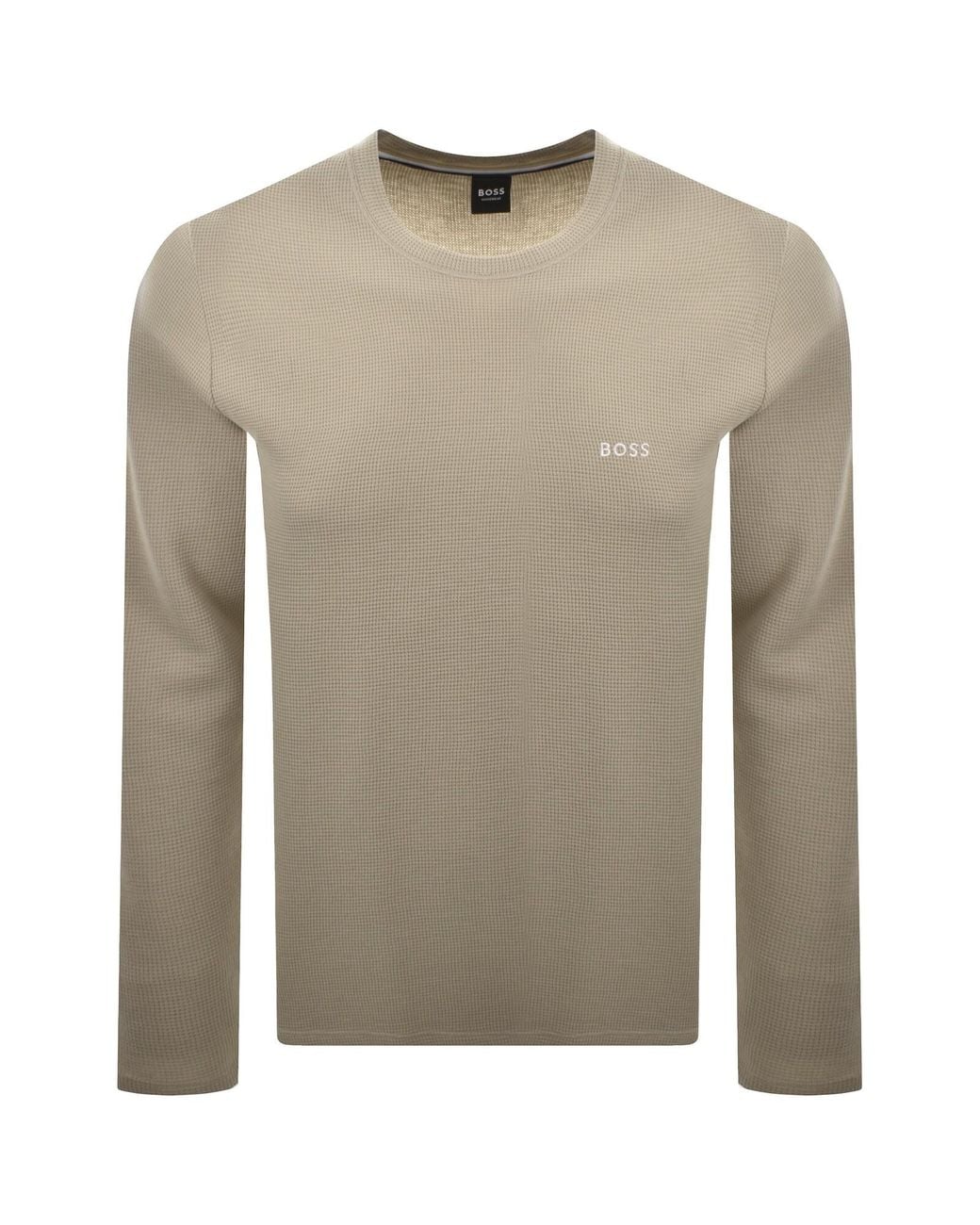 BOSS BUSINESS Natural Boss Waffle T Shirt Light for men