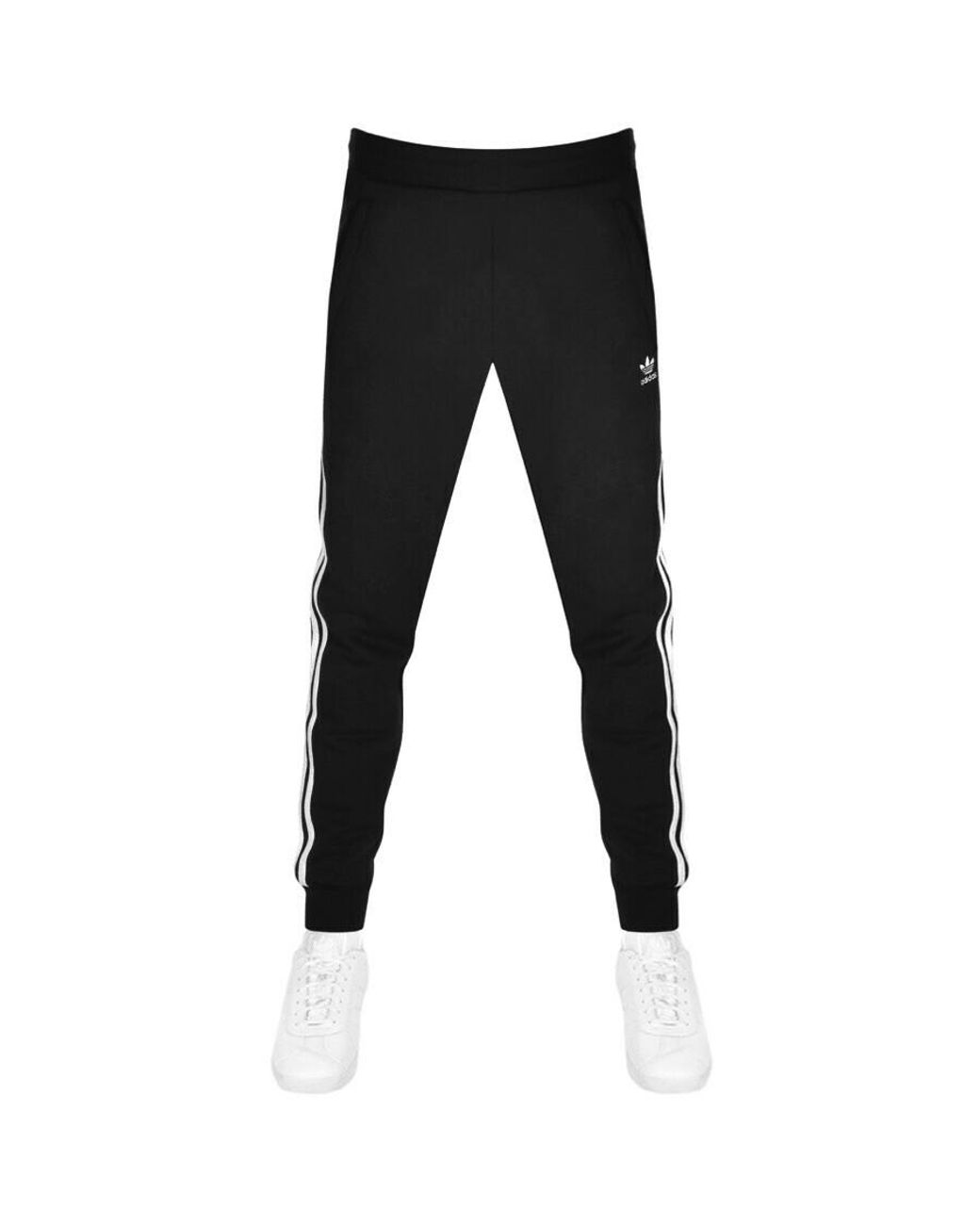 adidas Originals 3 Stripes Tracksuit in Black for Men | Lyst