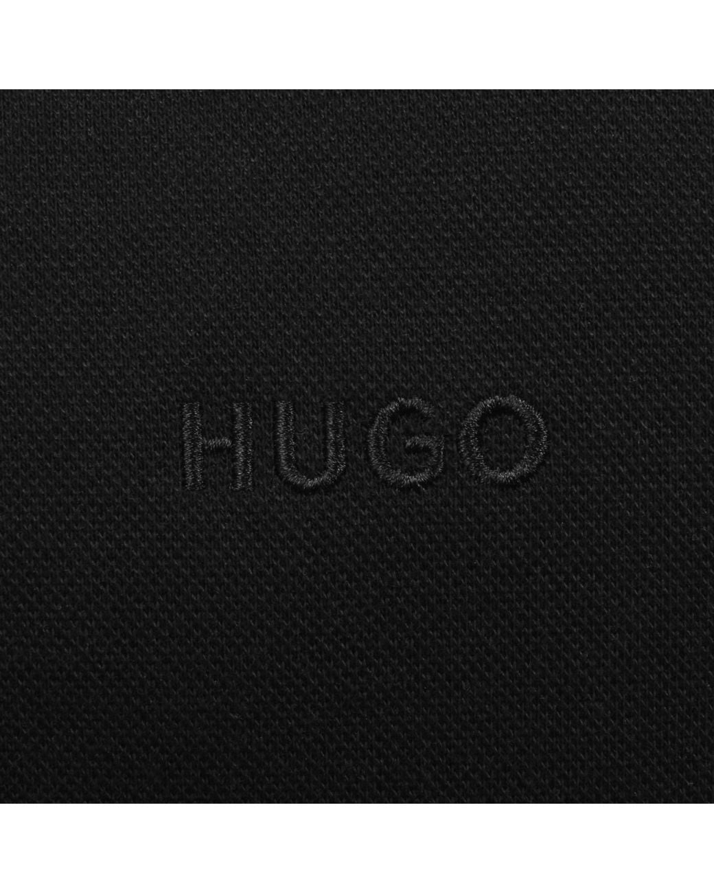 HUGO Black Dislan Zip Sweatshirt for men