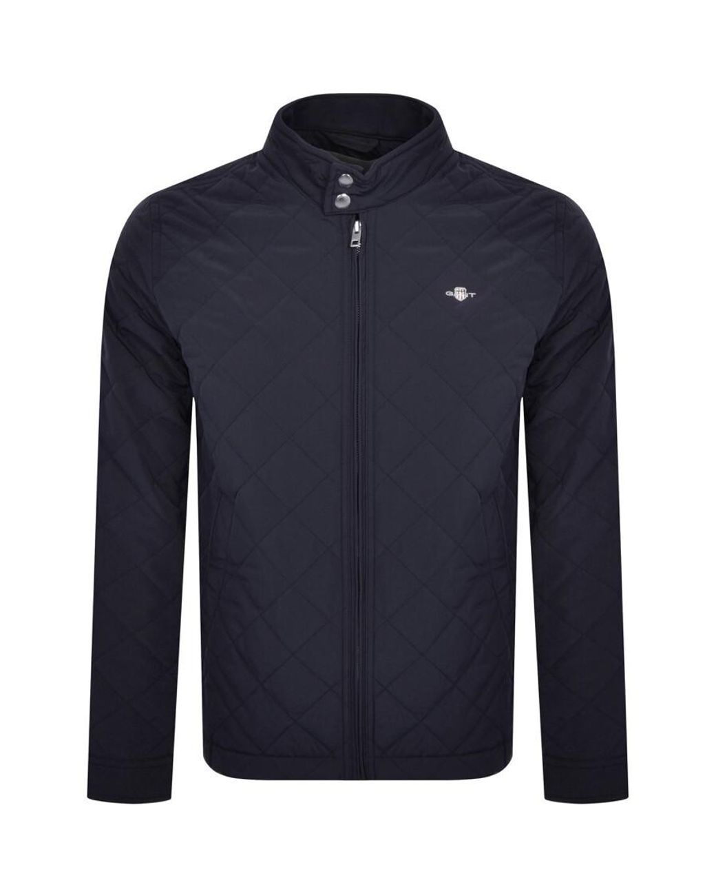GANT Quilted Windcheater Jacket in Blue for Men | Lyst