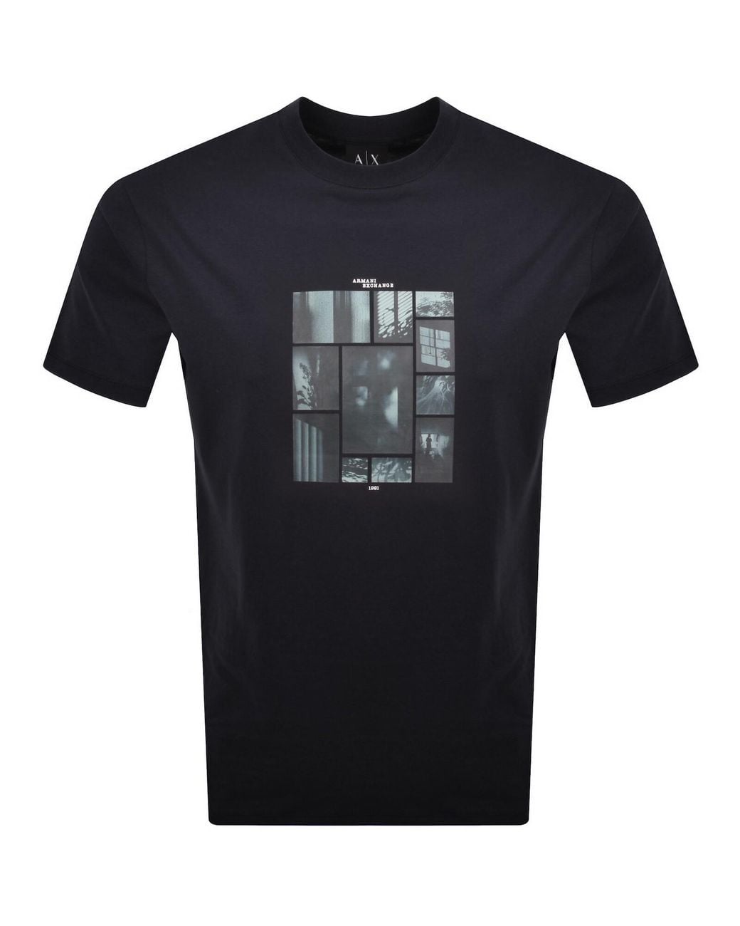 ARMANI EXCHANGE Black T Shirt Deep for men