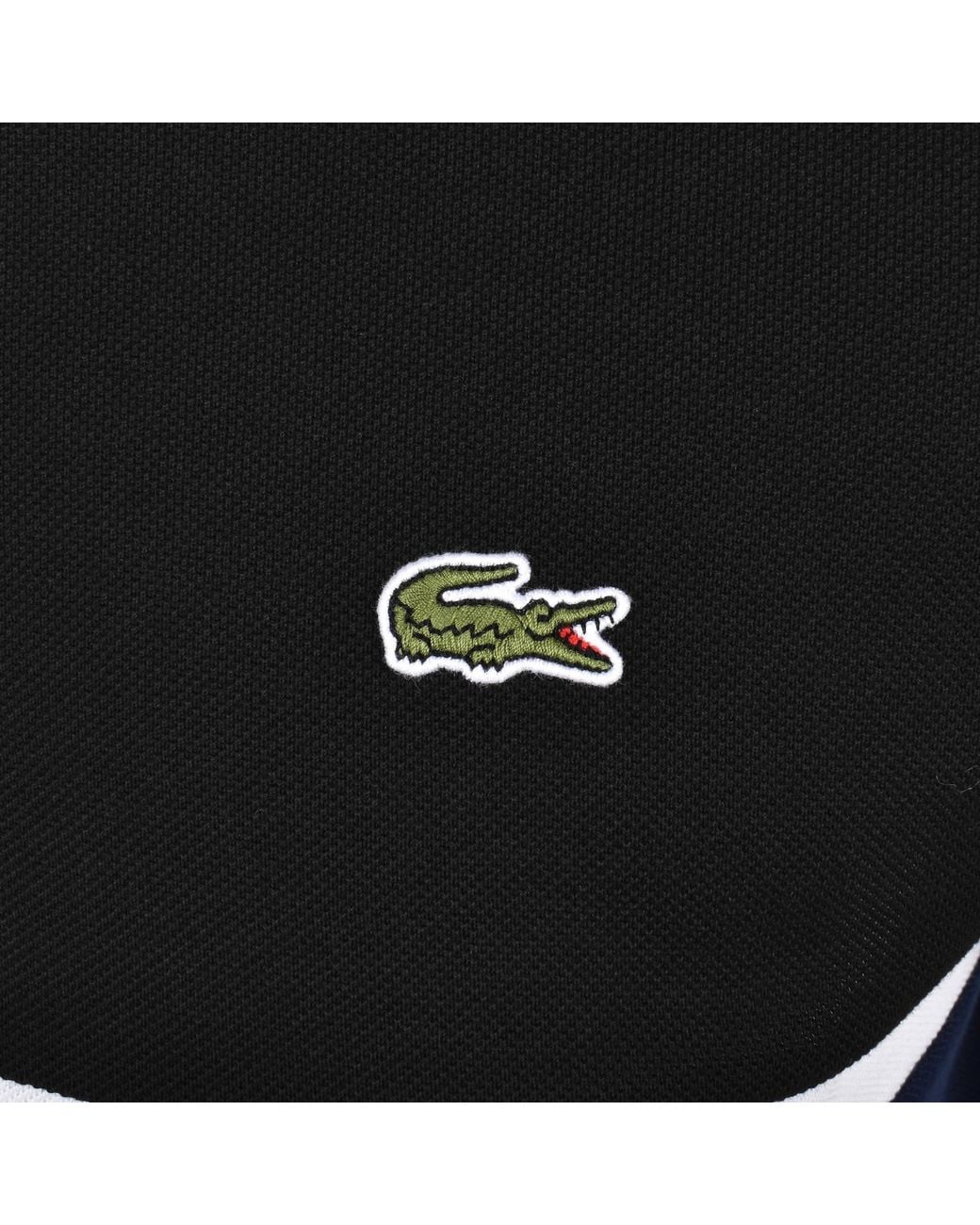 Block Colour Photo Lacoste Colour Block Polo T Shirt in Black for Men | Lyst UK