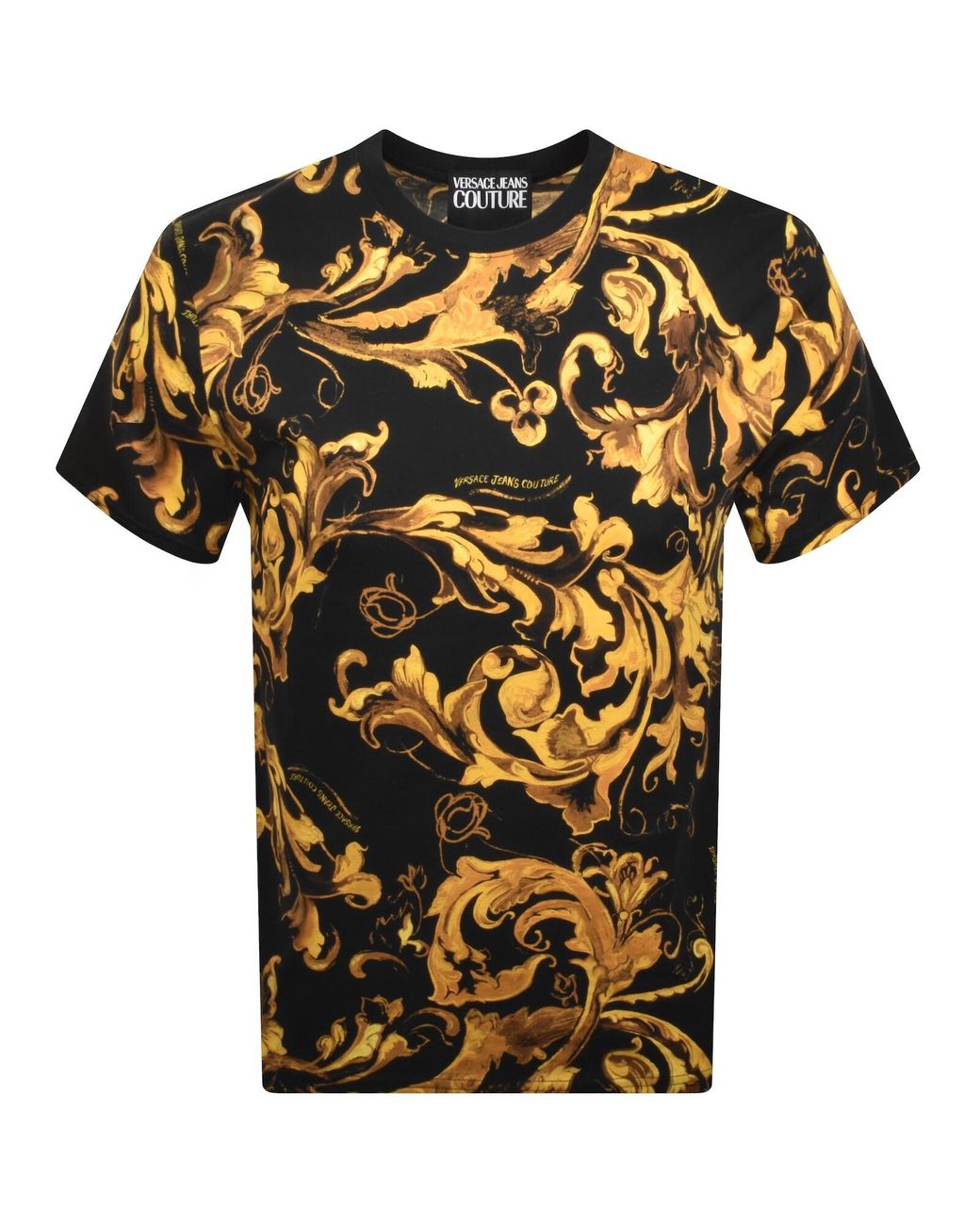Versace Jeans Black Couture Slim Fit T Shirt for men