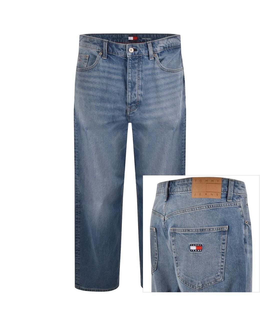 Tommy Hilfiger Blue Theo Baggy Jeans for men