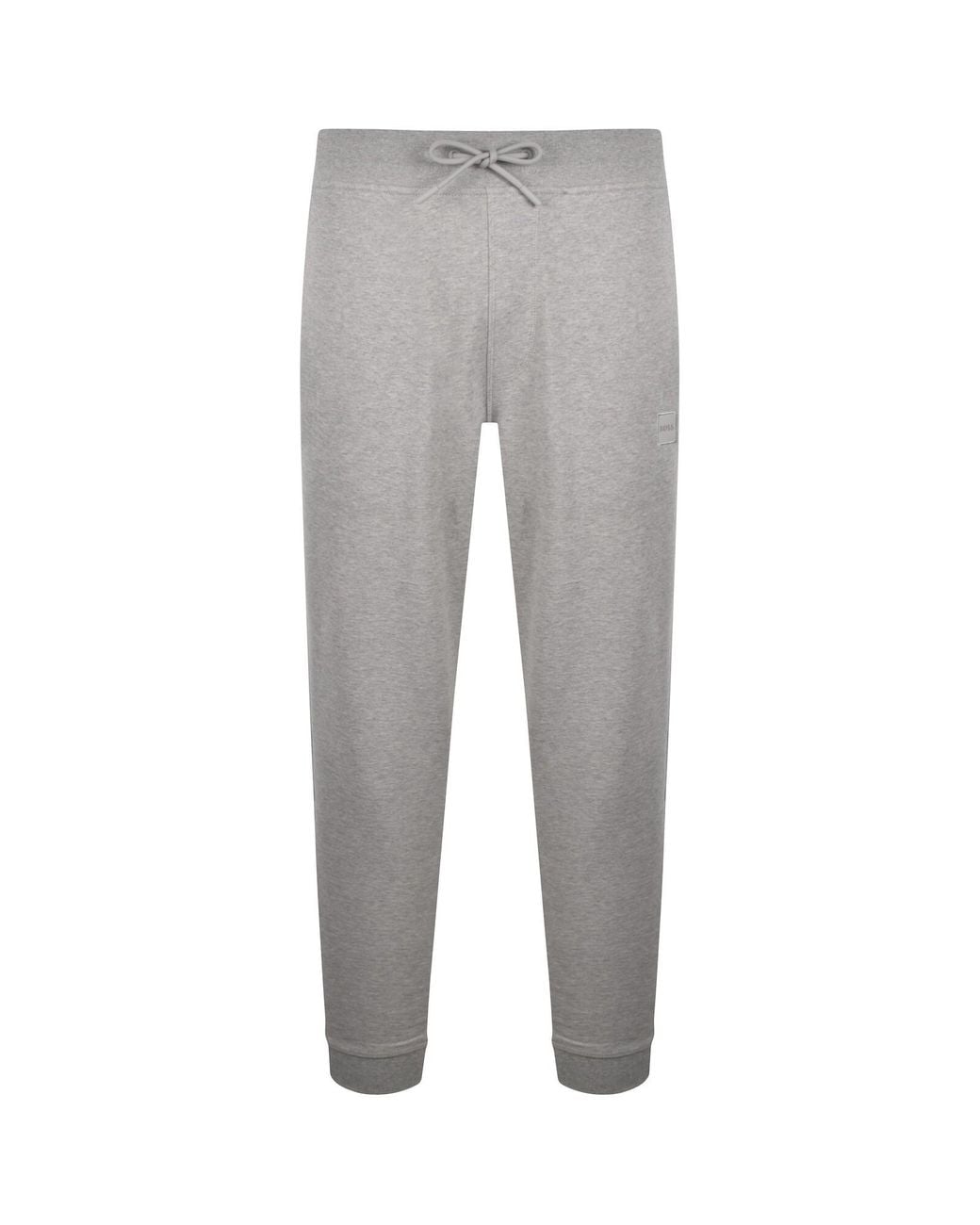 Boss Gray Boss Sestart Jogging Bottoms for men