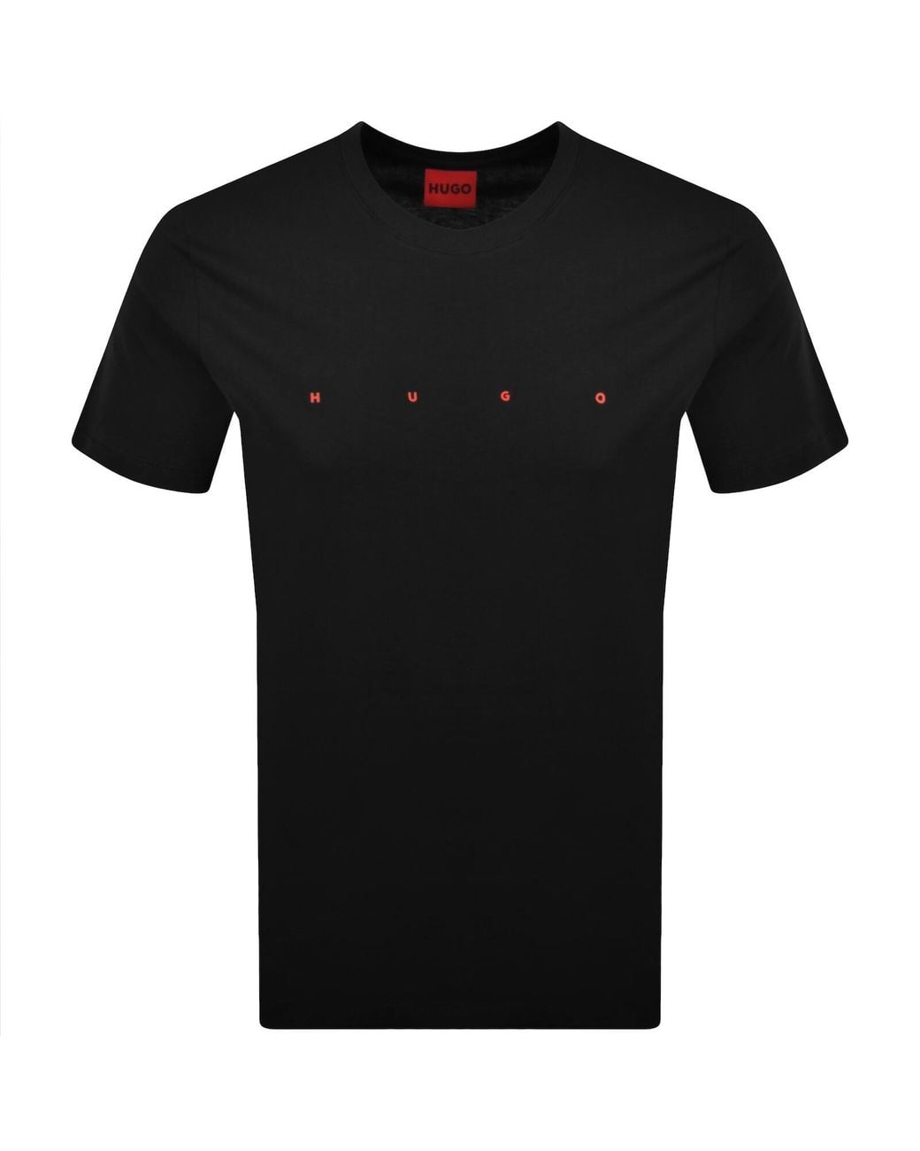 HUGO Black Dorosi T Shirt for men
