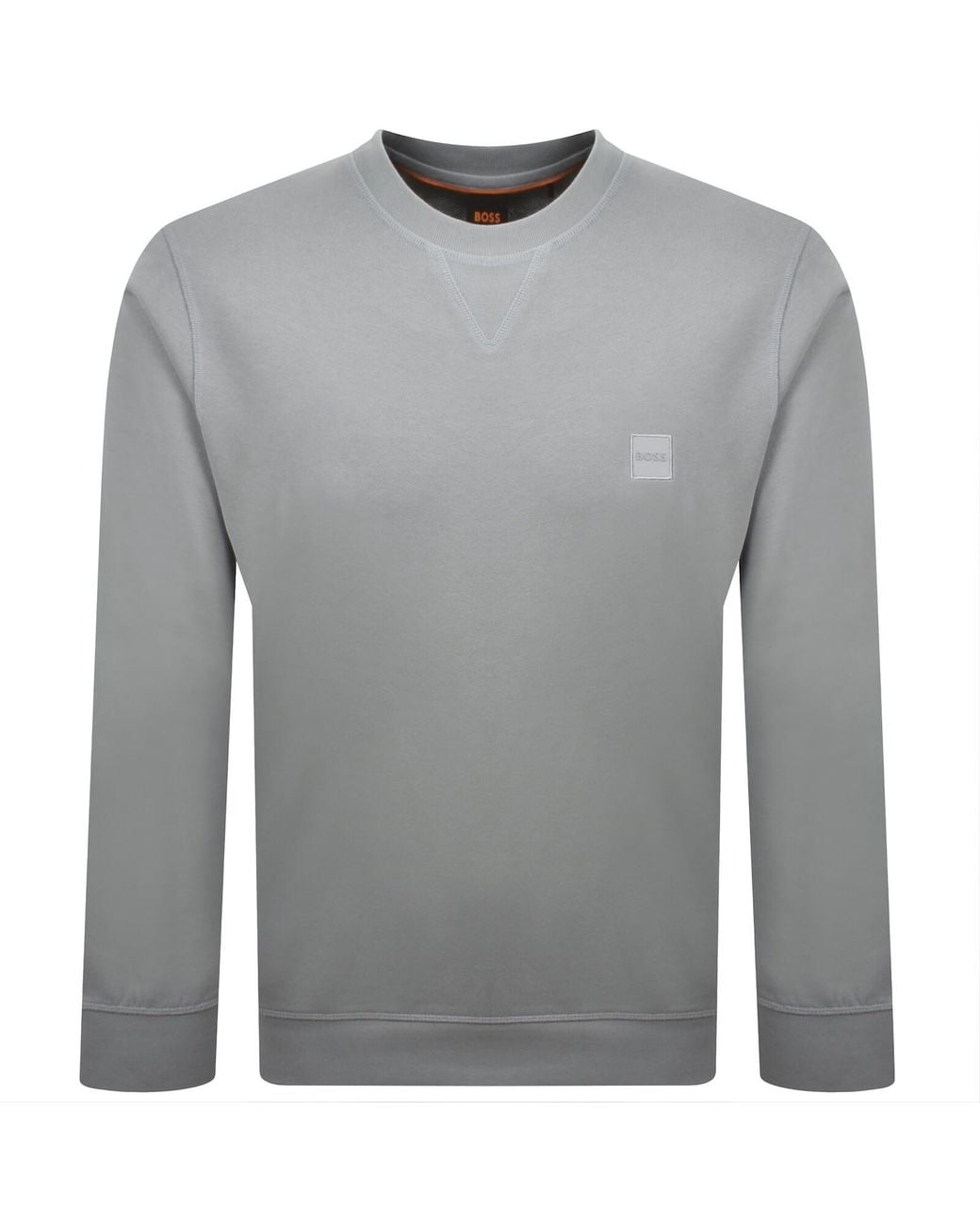Boss Gray Boss Westart 1 Sweatshirt Open for men