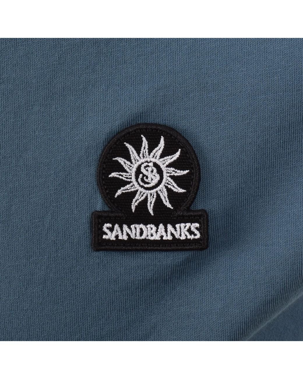 Sandbanks Blue Badge Logo T Shirt for men