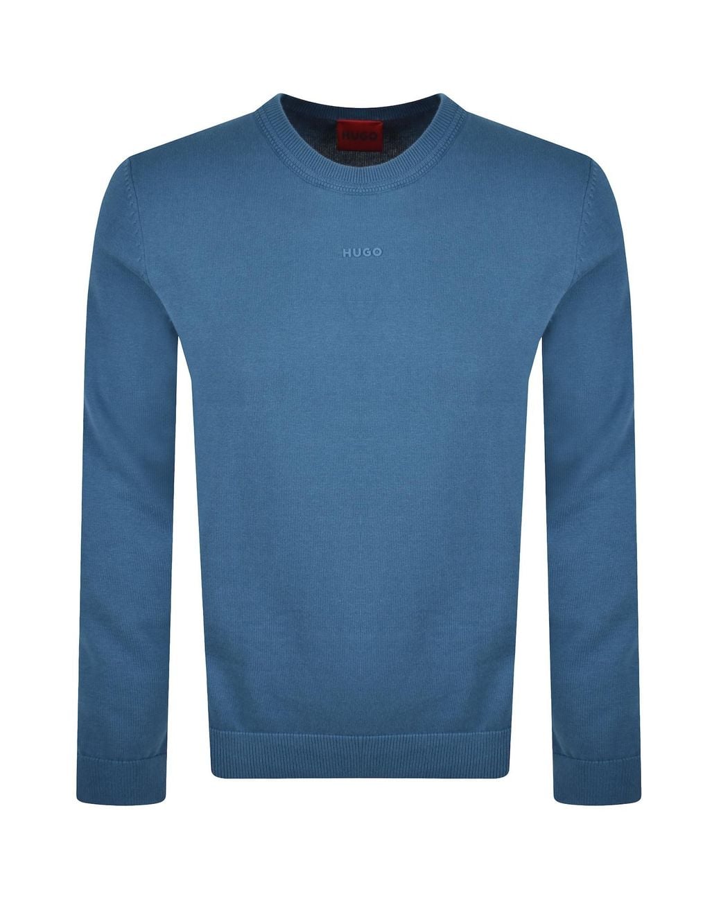 HUGO Blue San Cassius Knit Jumper for men