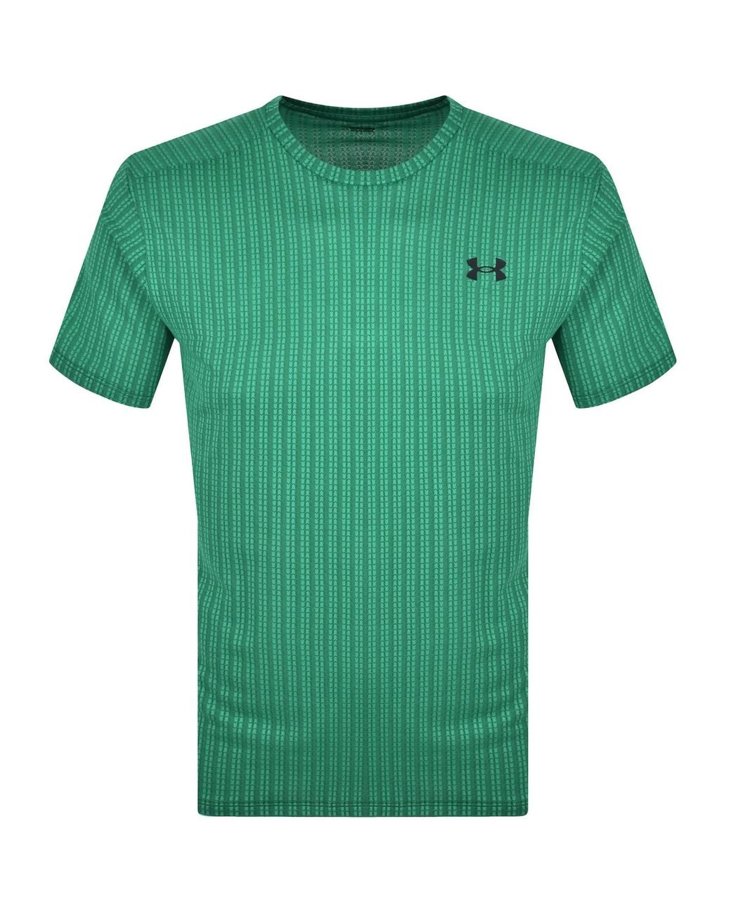 Under Armour Green Tech Vent Jacquard T Shirt for men
