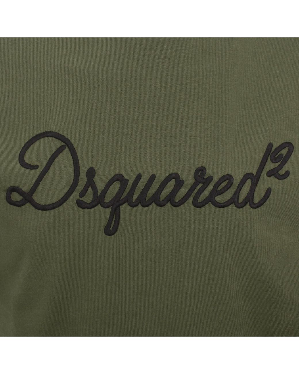 DSquared² Green Signature Loose Fit T Shirt for men