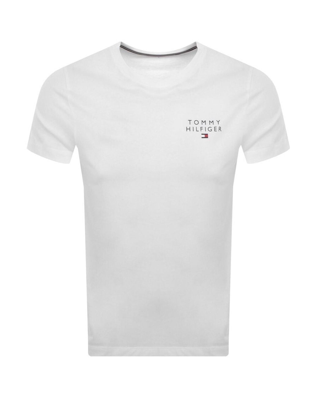 Tommy Hilfiger White Logo T Shirt for men
