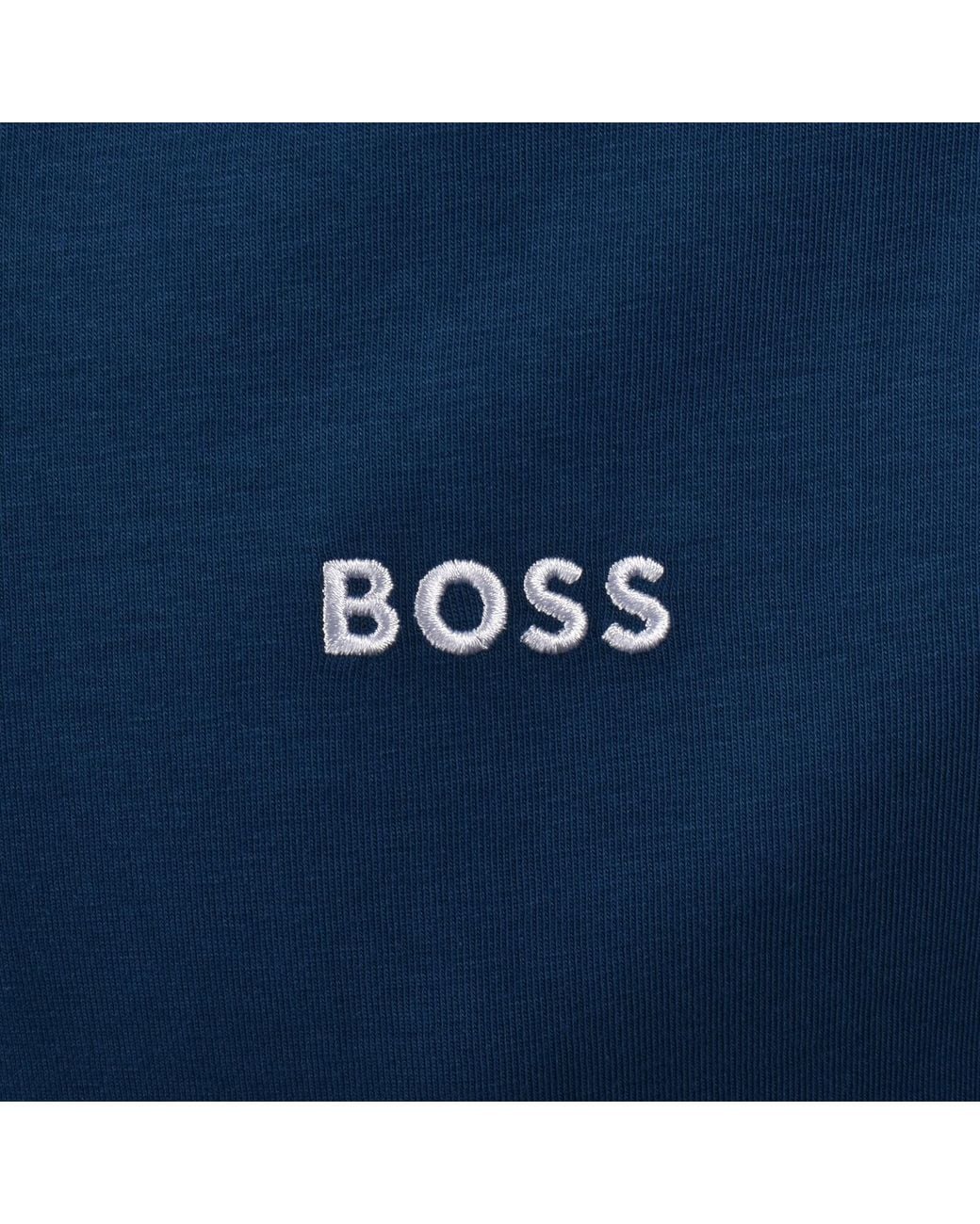 BOSS BUSINESS Blue Boss Mix And Match Full Zip Hoodie for men