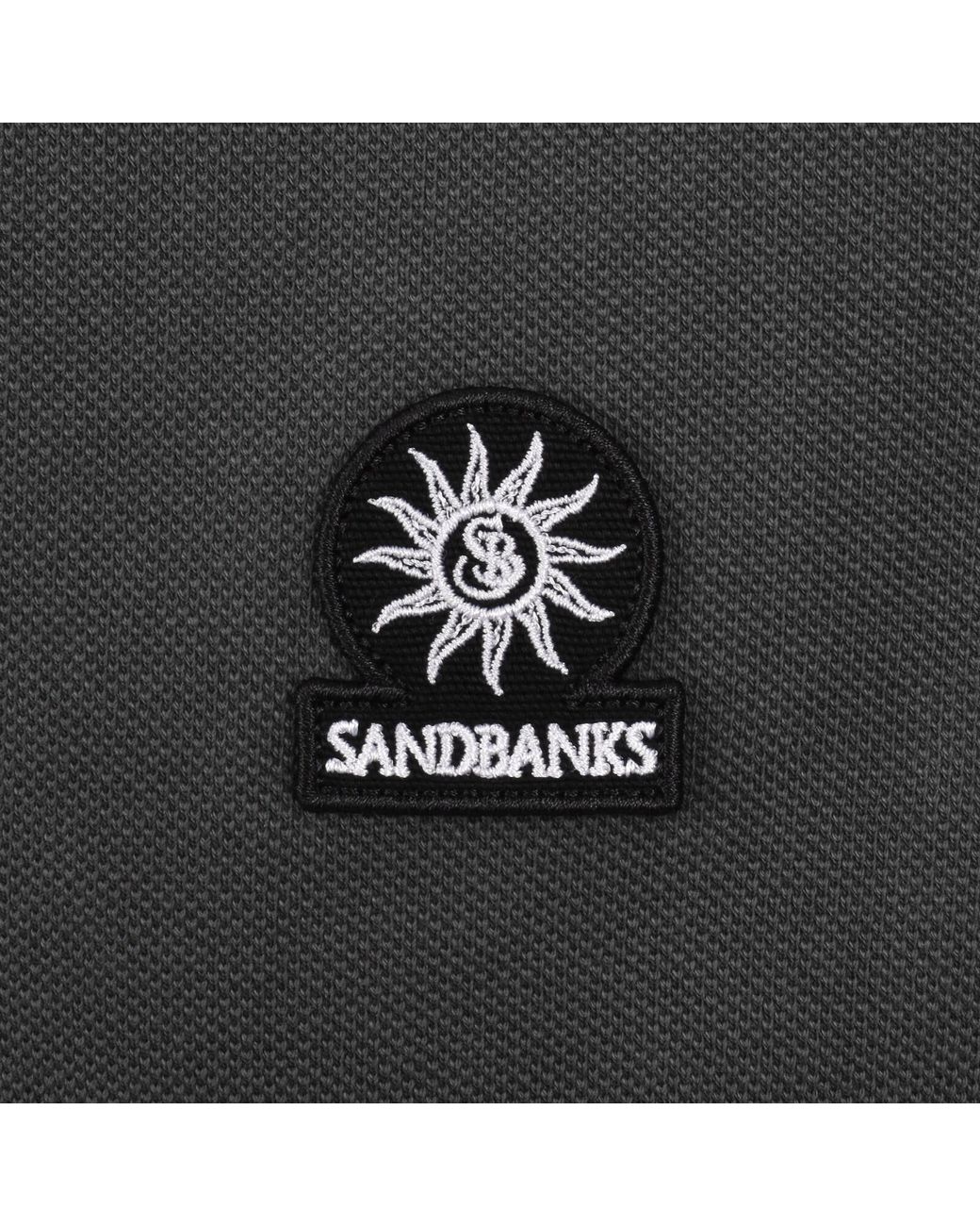 Sandbanks Black Badge Logo Polo T Shirt for men