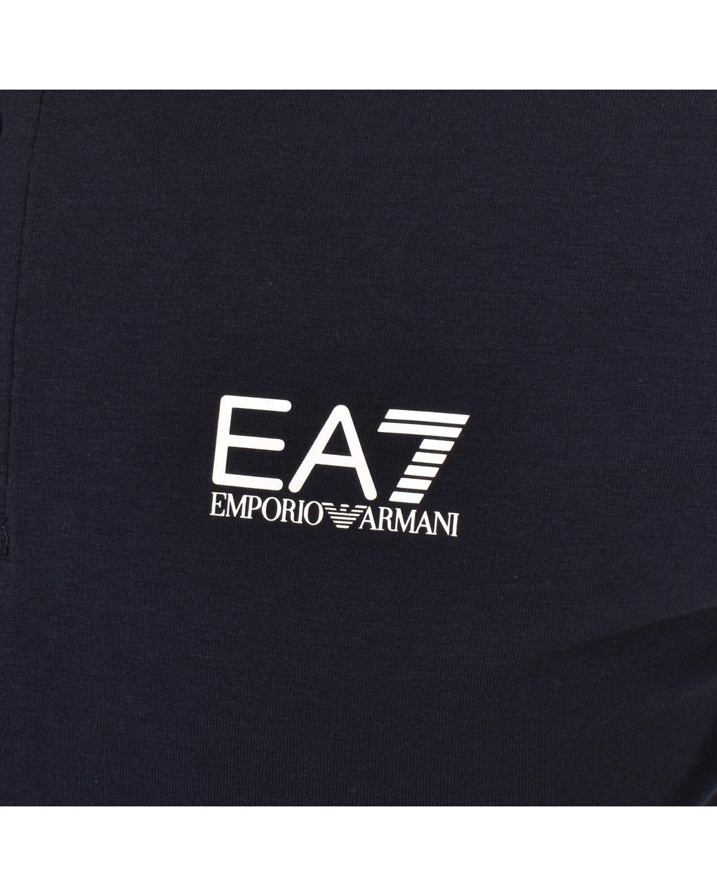 EA7 Blue Emporio Armani Core Id Polo T Shirt for men