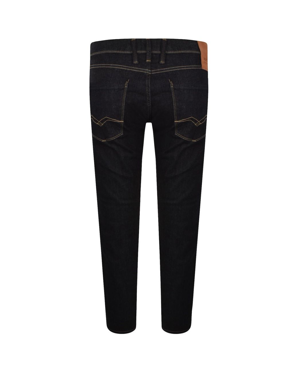 Replay Black Anbass Slim Fit Jeans Dark Wash for men