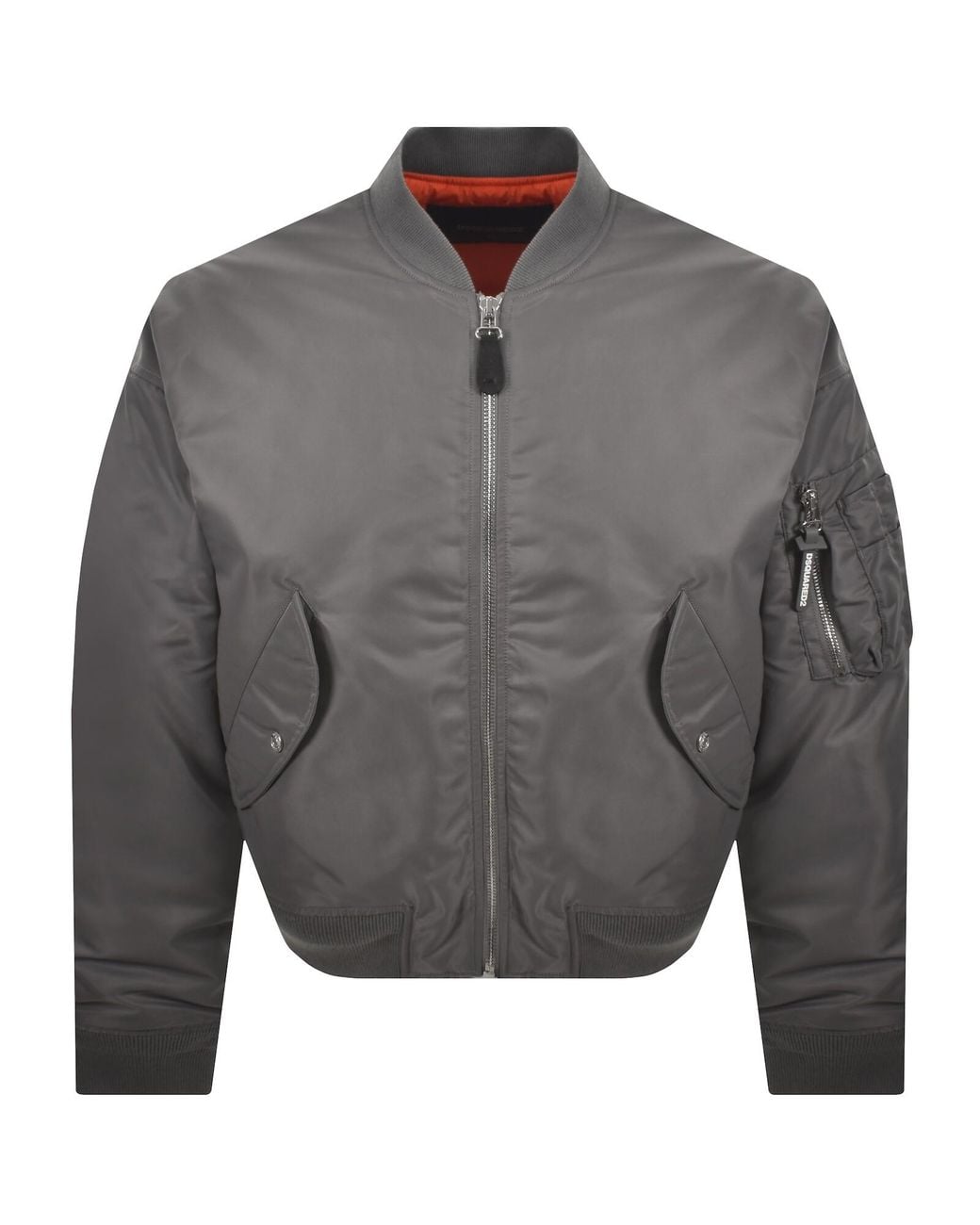 DSquared² Gray Sports Bomber Jacket for men