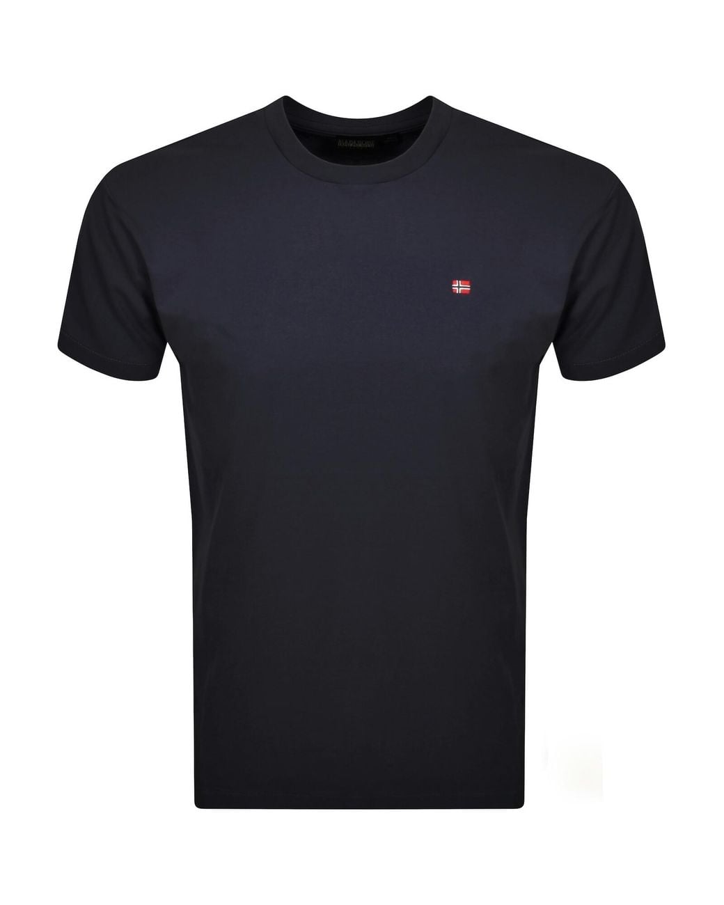 Napapijri Black Salis Sum Logo T Shirt for men