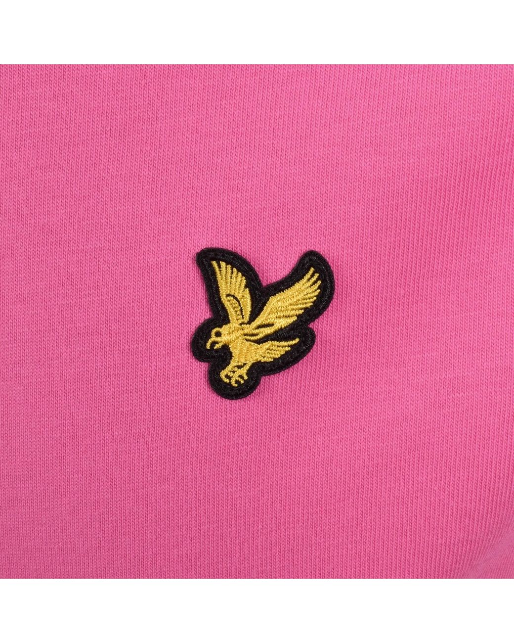 Lyle & Scott Pink Crew Neck T Shirt for men