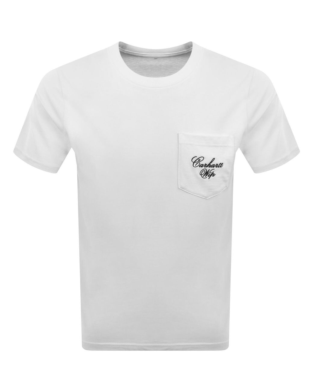 Carhartt White Longhand Pocket T Shirt for men