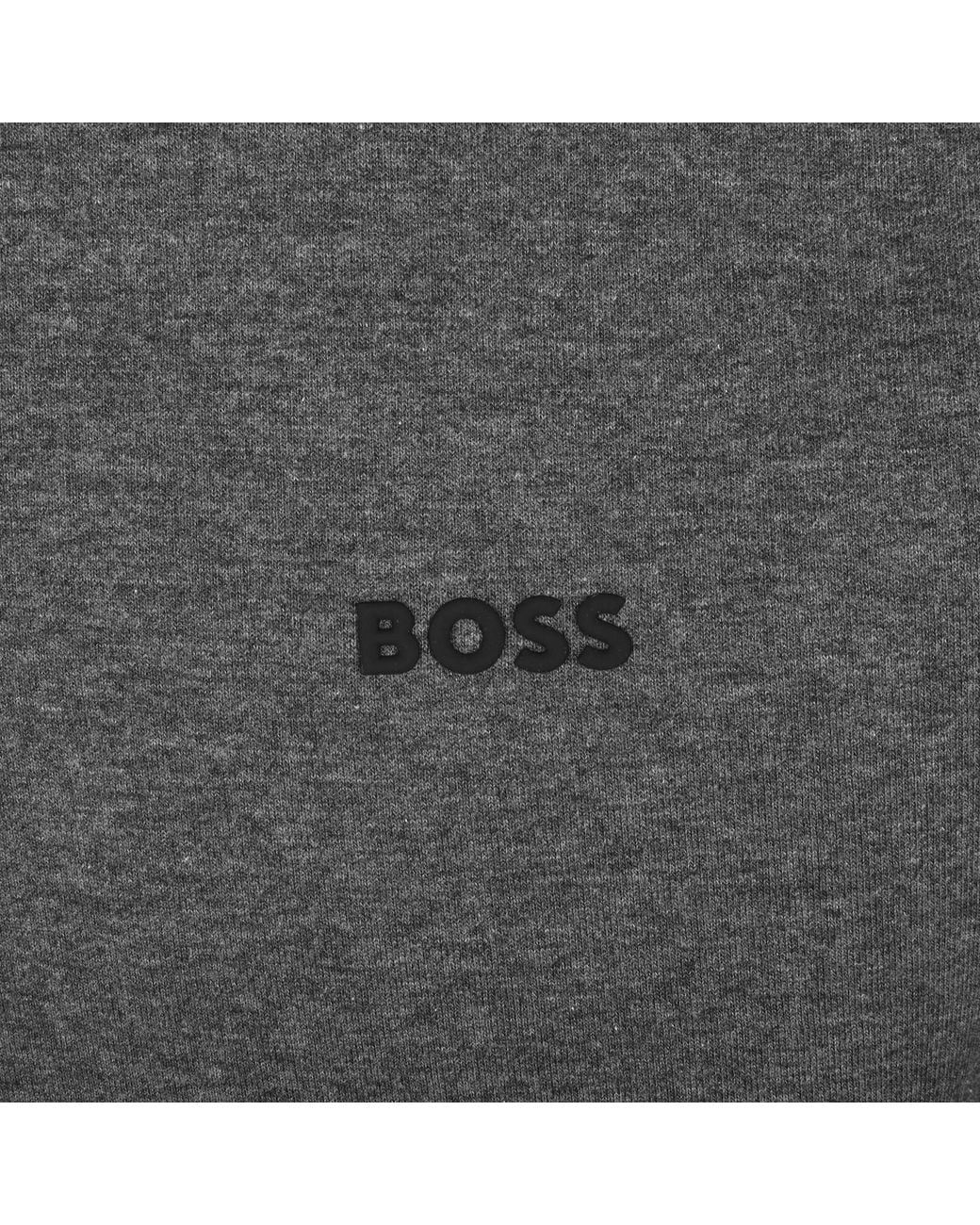 Boss Gray Boss Sweatshirt Charcoal for men