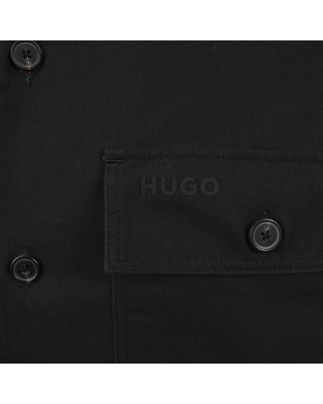 HUGO Black Epoldo Overshirt Jacket for men