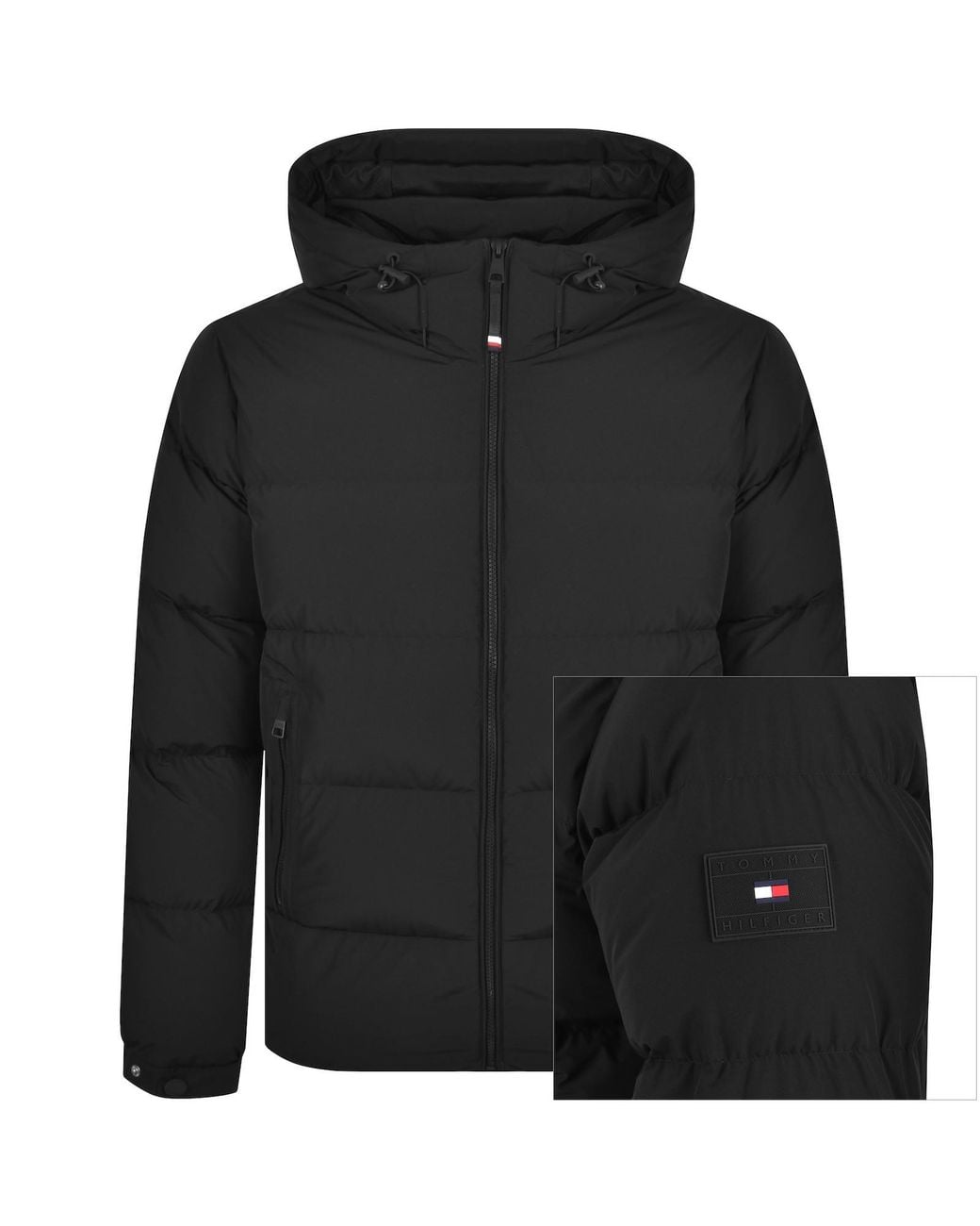 Tommy Hilfiger Black Down Puffer Jacket for men