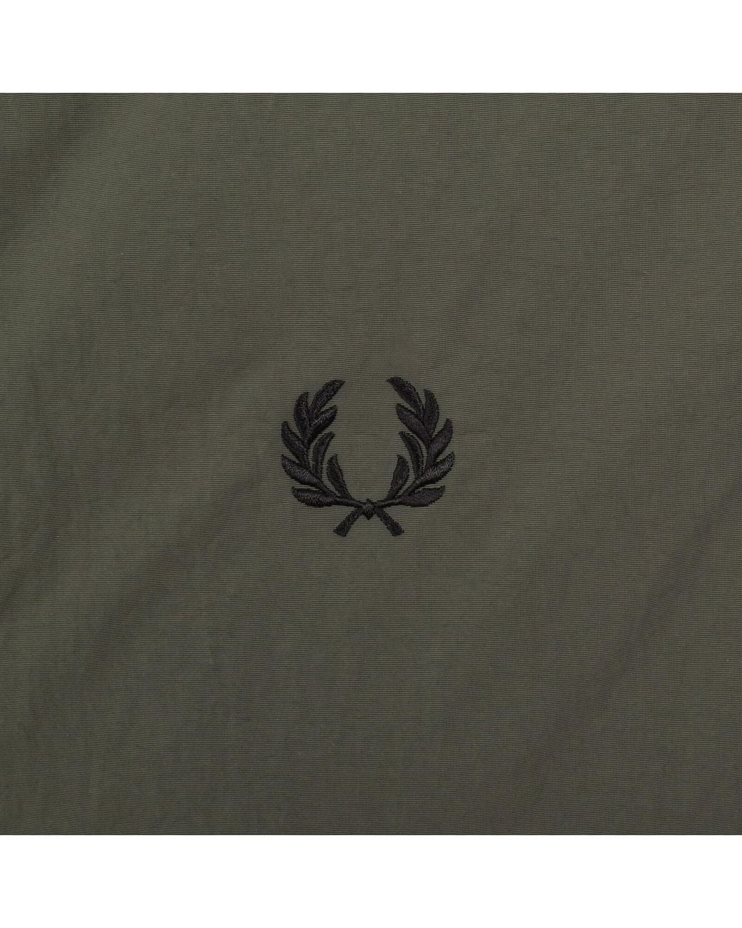 Fred Perry Green Padded Parka for men