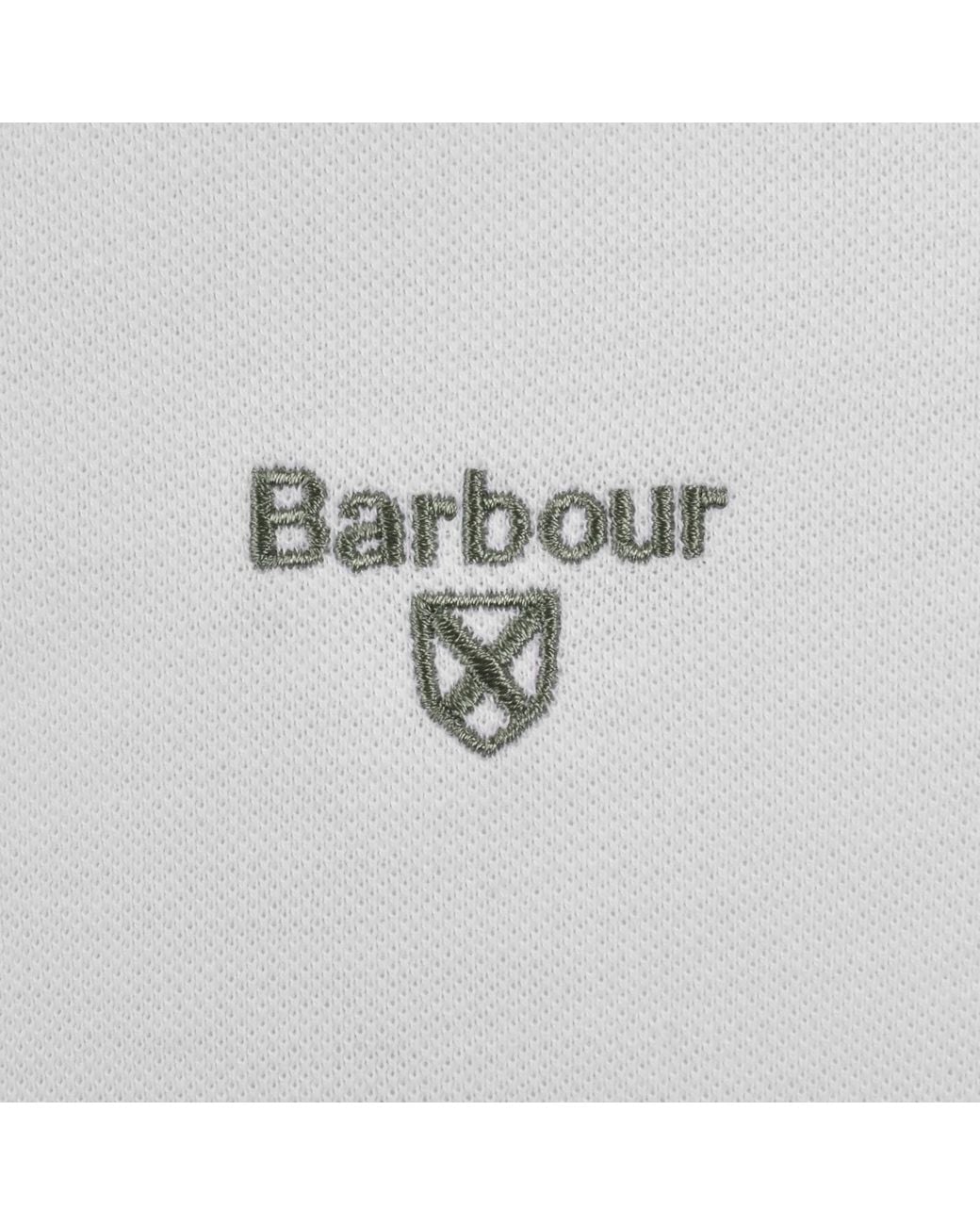 Barbour Gray Ferrybridge Tailored Polo T Shirt for men