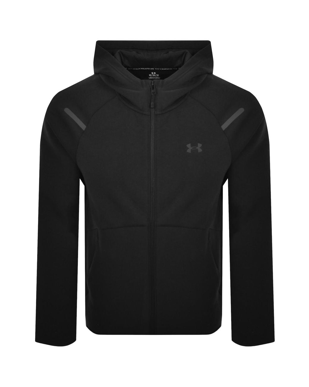 Under Armour Black Unstoppable Full Zip Hoodie for men