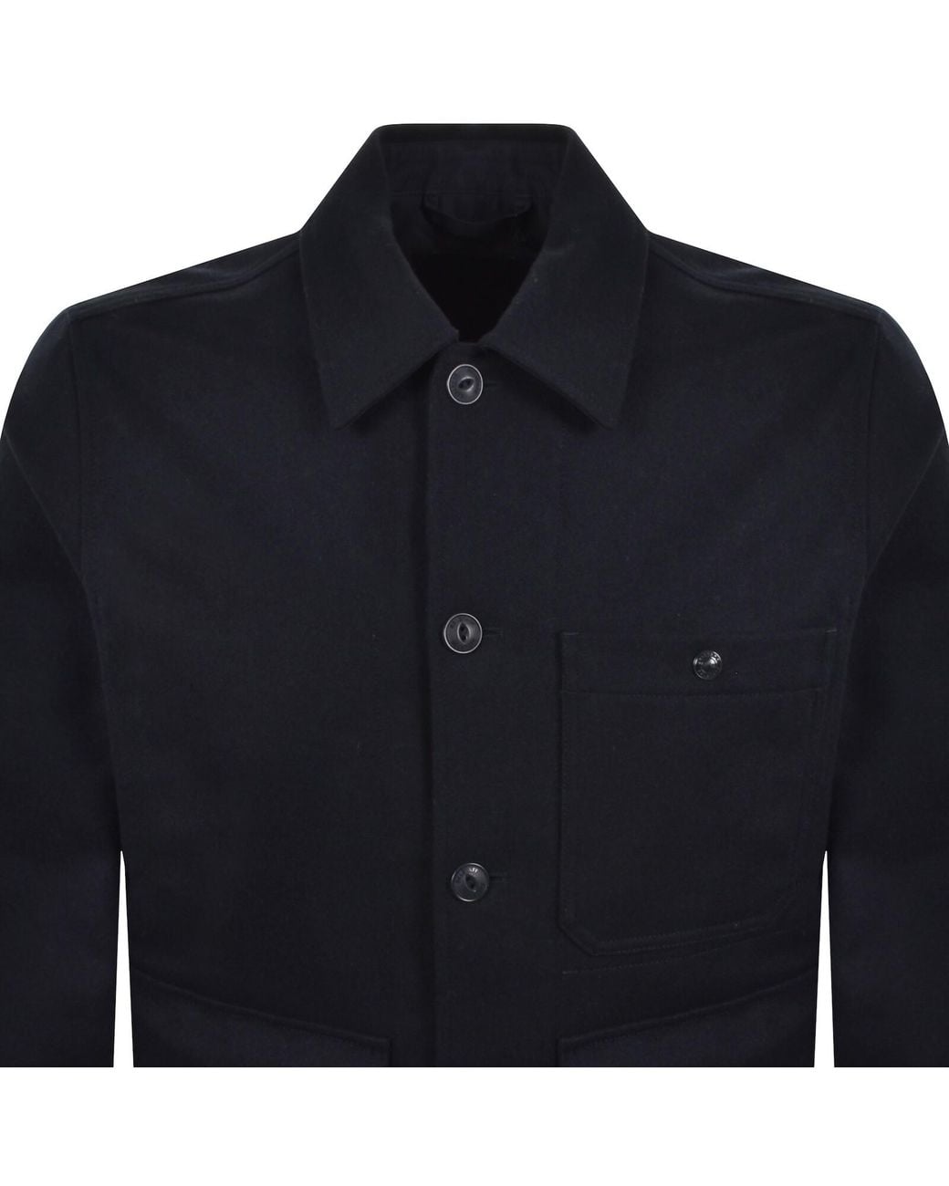 Belstaff Blue Trail Overshirt Dark Ink for men