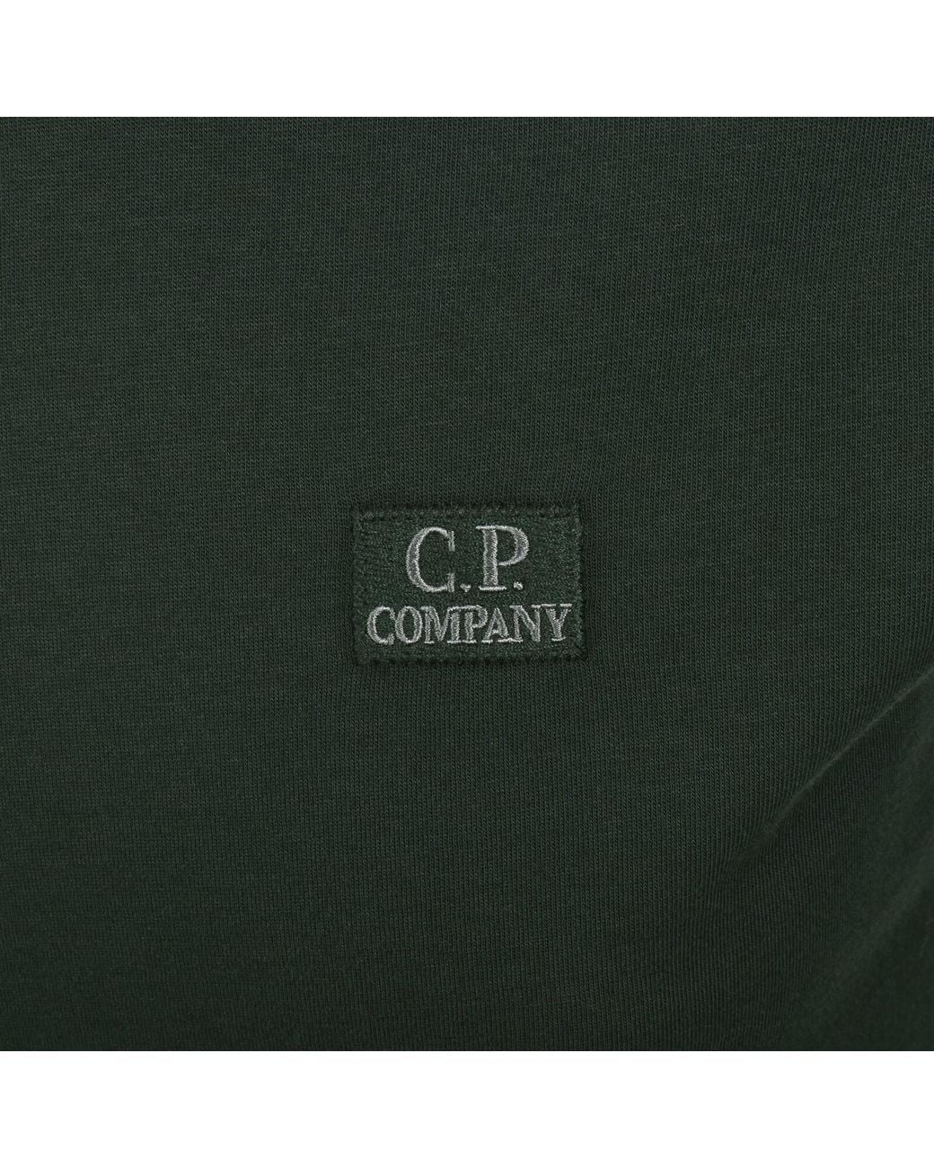 C P Company Green Cp Company Logo Patch T Shirt for men